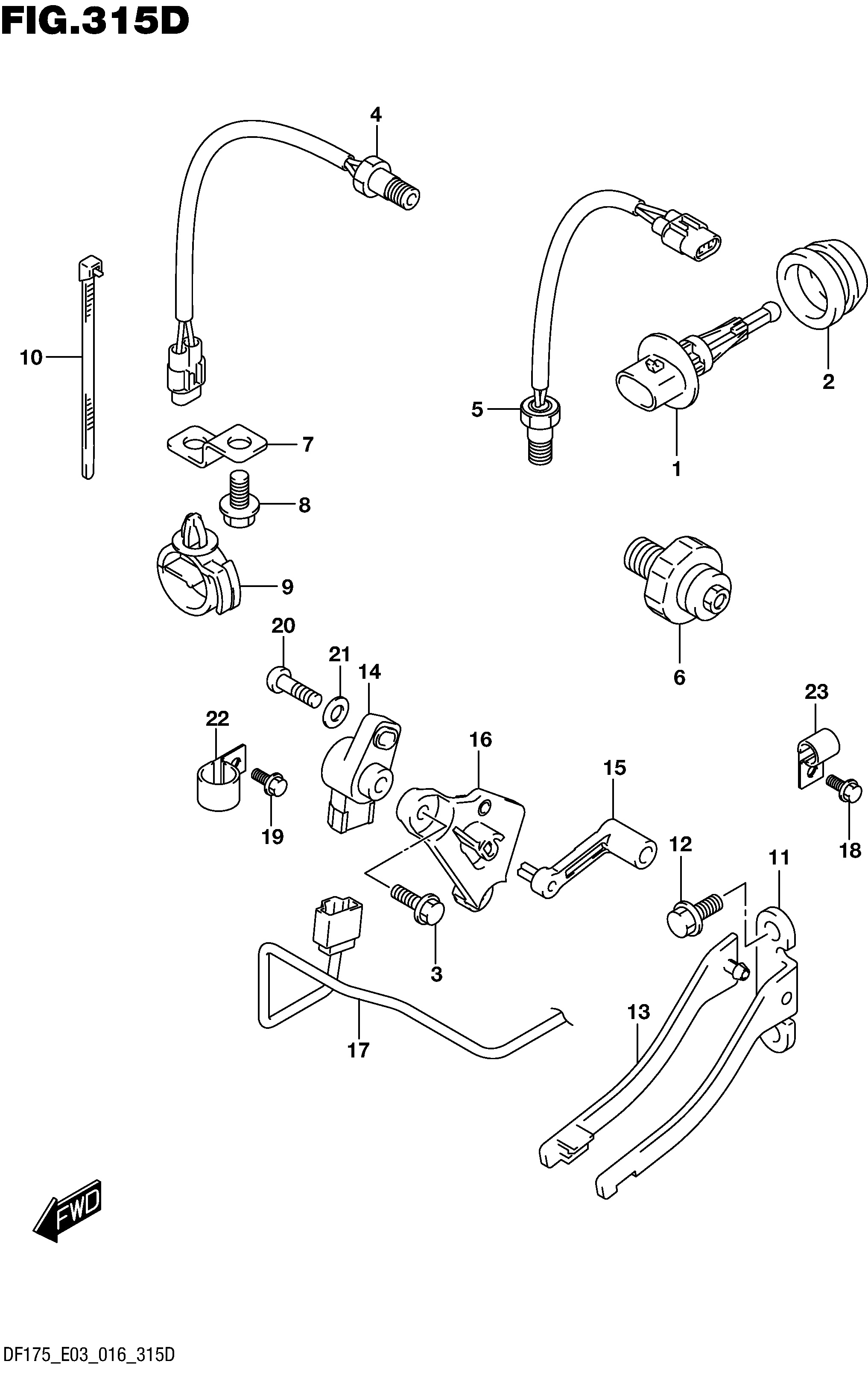 SENSOR (DF150ZG E03)