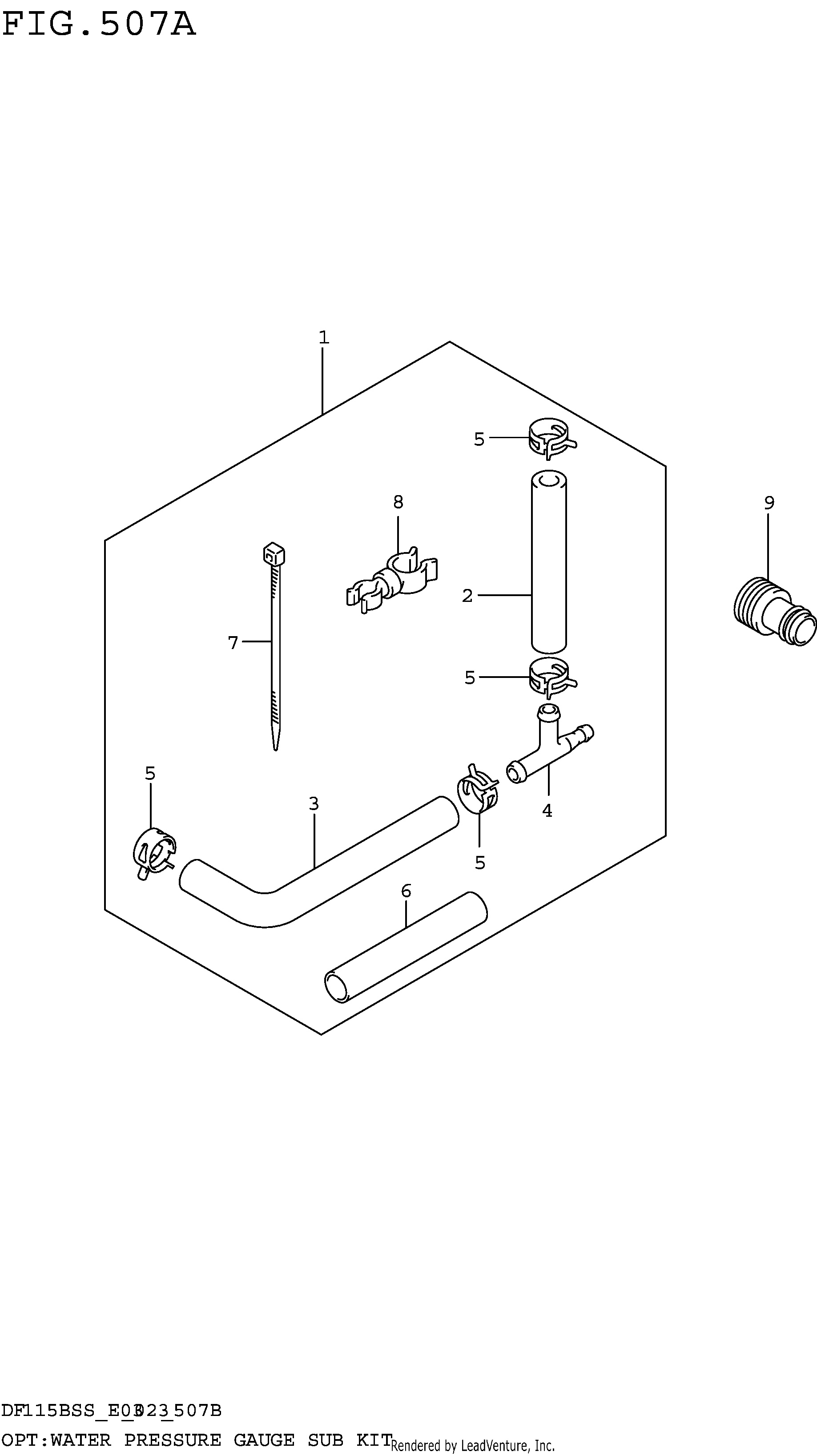 OPT SOUS-KIT DE MANOMÈTRE DE PRESSION D'EAU