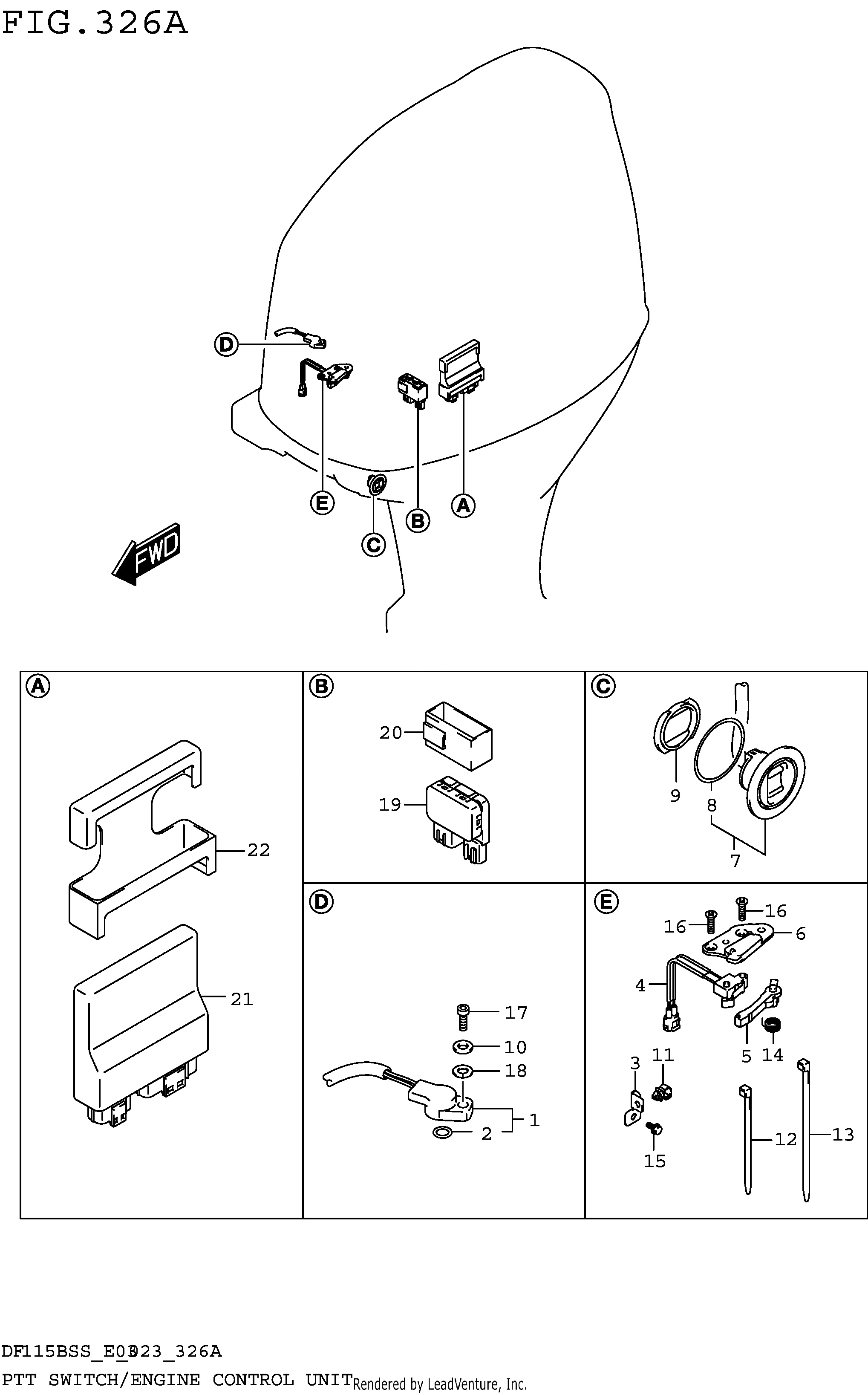 UNITÉ DE COMMANDE MOTEUR COMMUTATEUR PTT