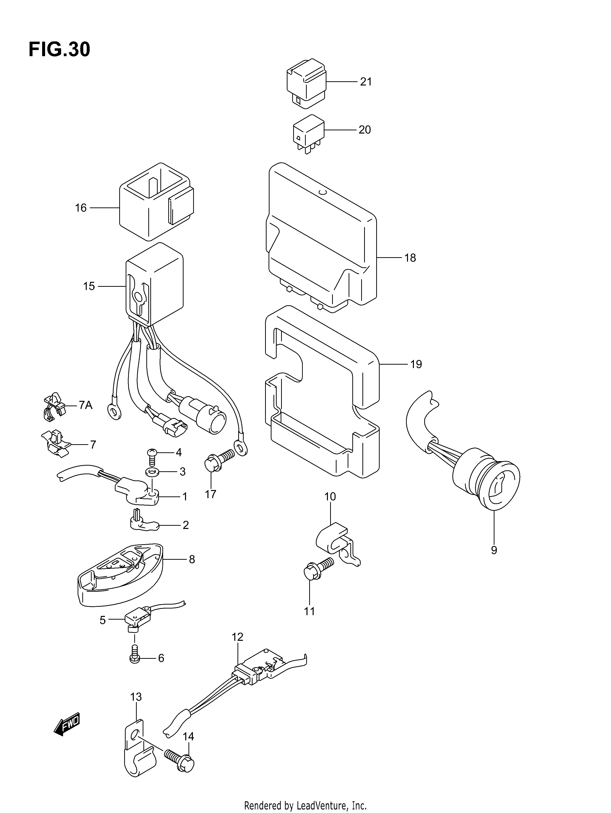 UNIDAD DE CONTROL DEL MOTOR CON INTERRUPTOR PTT