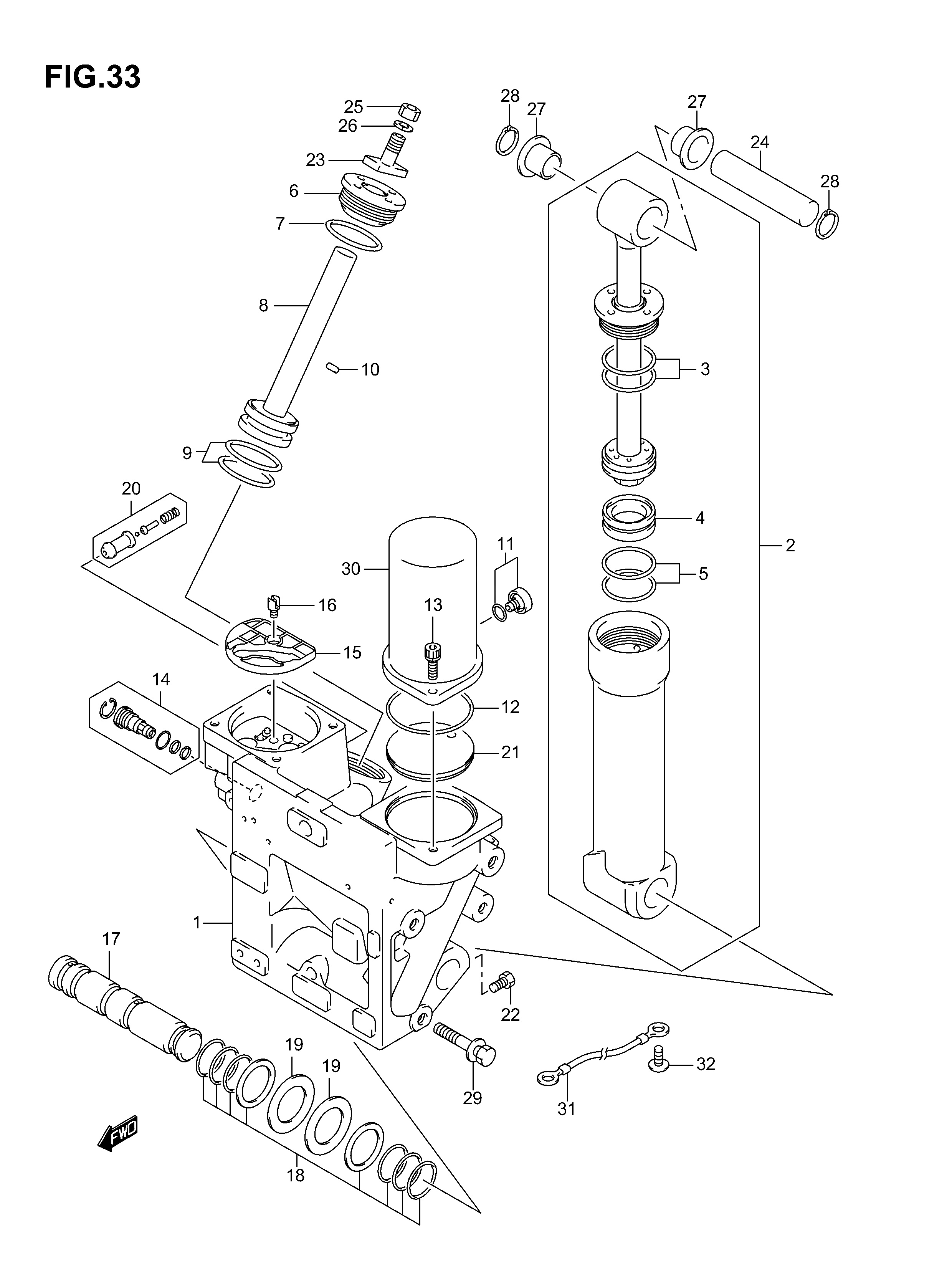 CYLINDRE DE GARNITURE