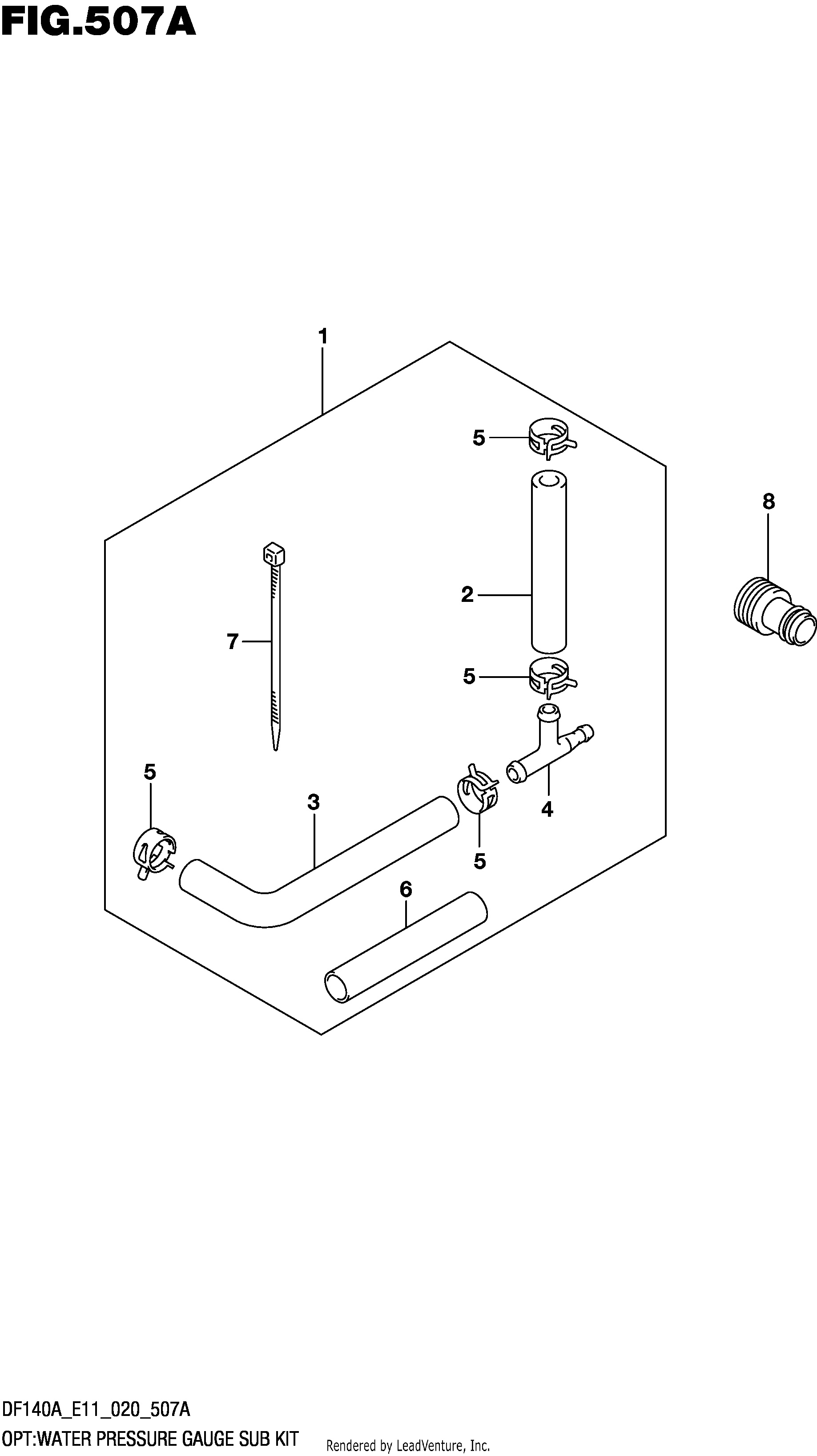 OPT SOUS-KIT DE MANOMÈTRE DE PRESSION D'EAU