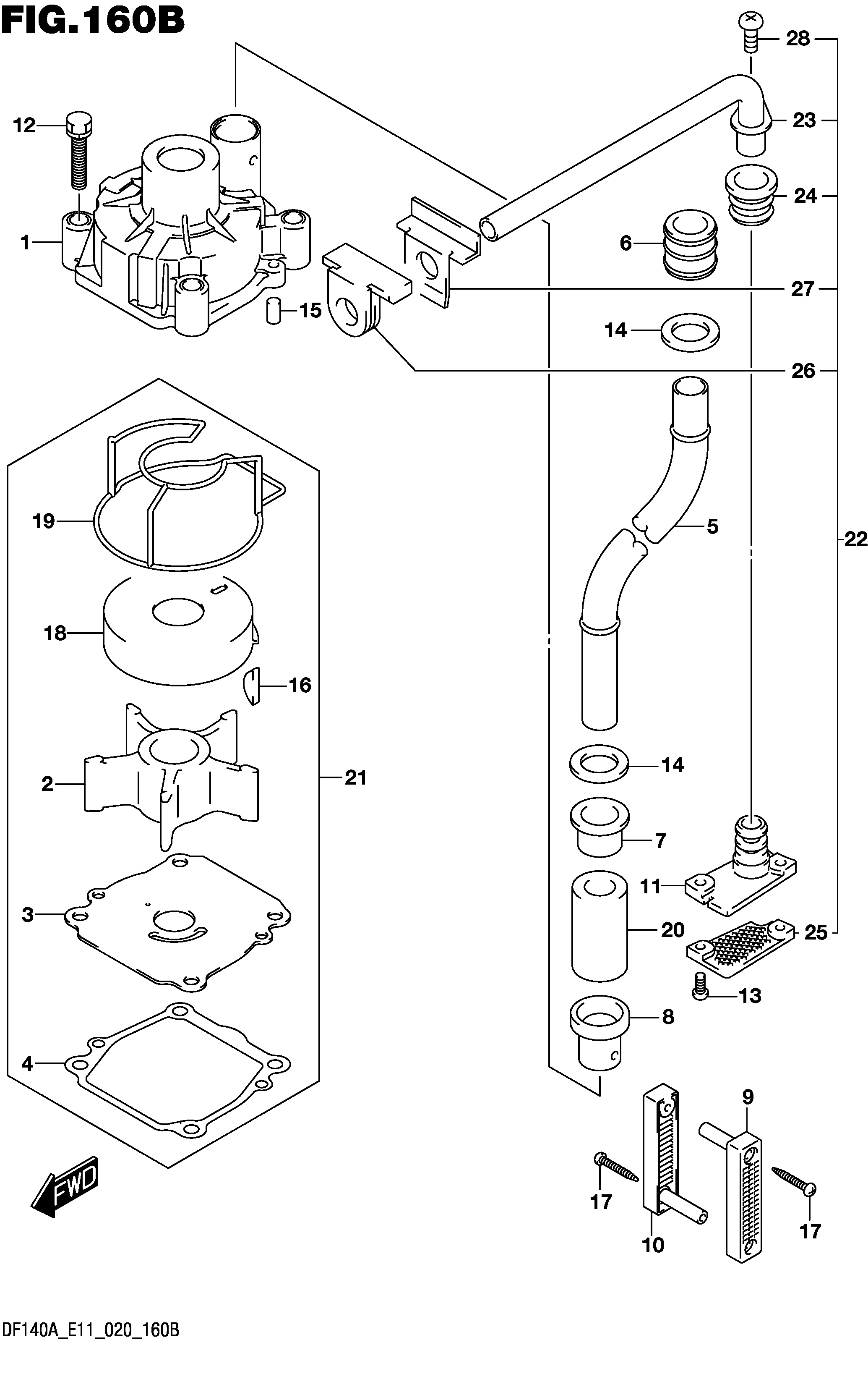 Pompe à eau (E40)