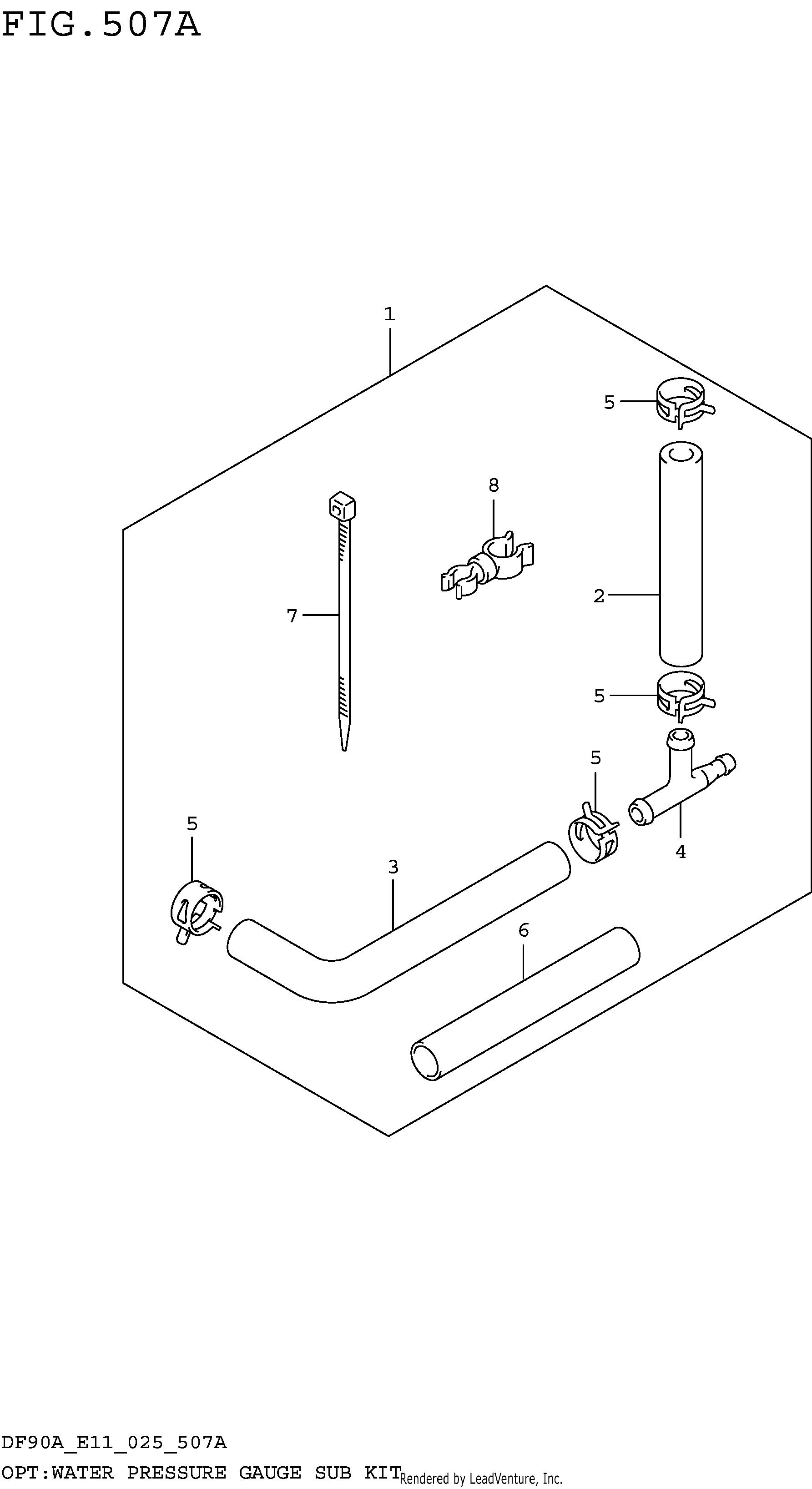 OPT SOUS-KIT DE MANOMÈTRE DE PRESSION D'EAU