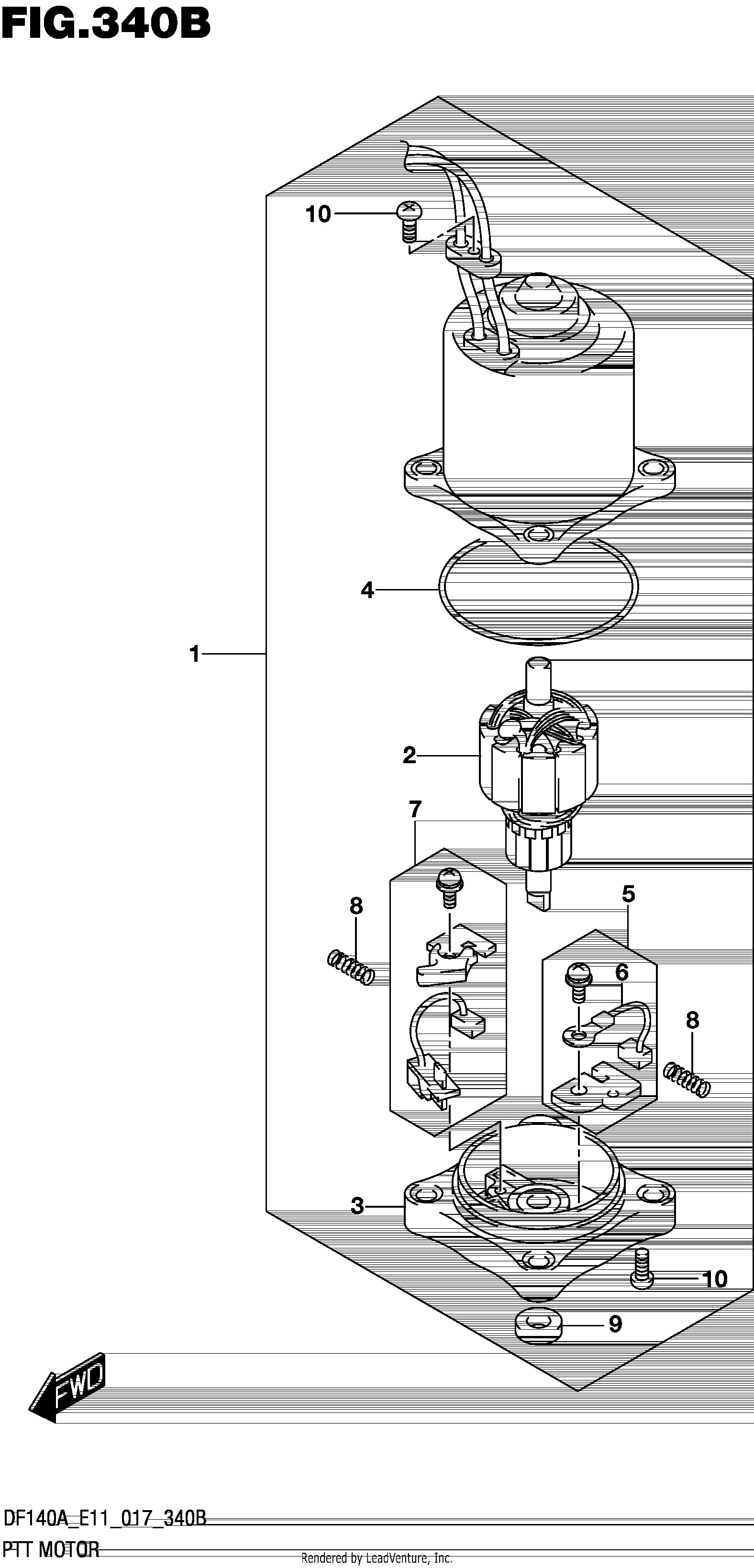 MOTOR PTT (DF115AT E11)