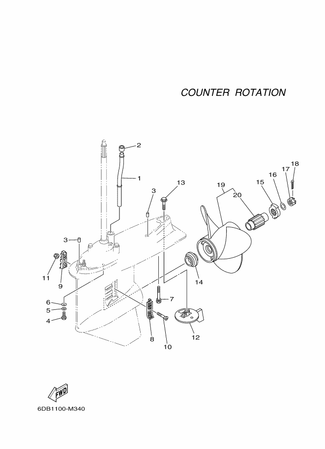 BOITIER D'HELICE TRANSMISSION4