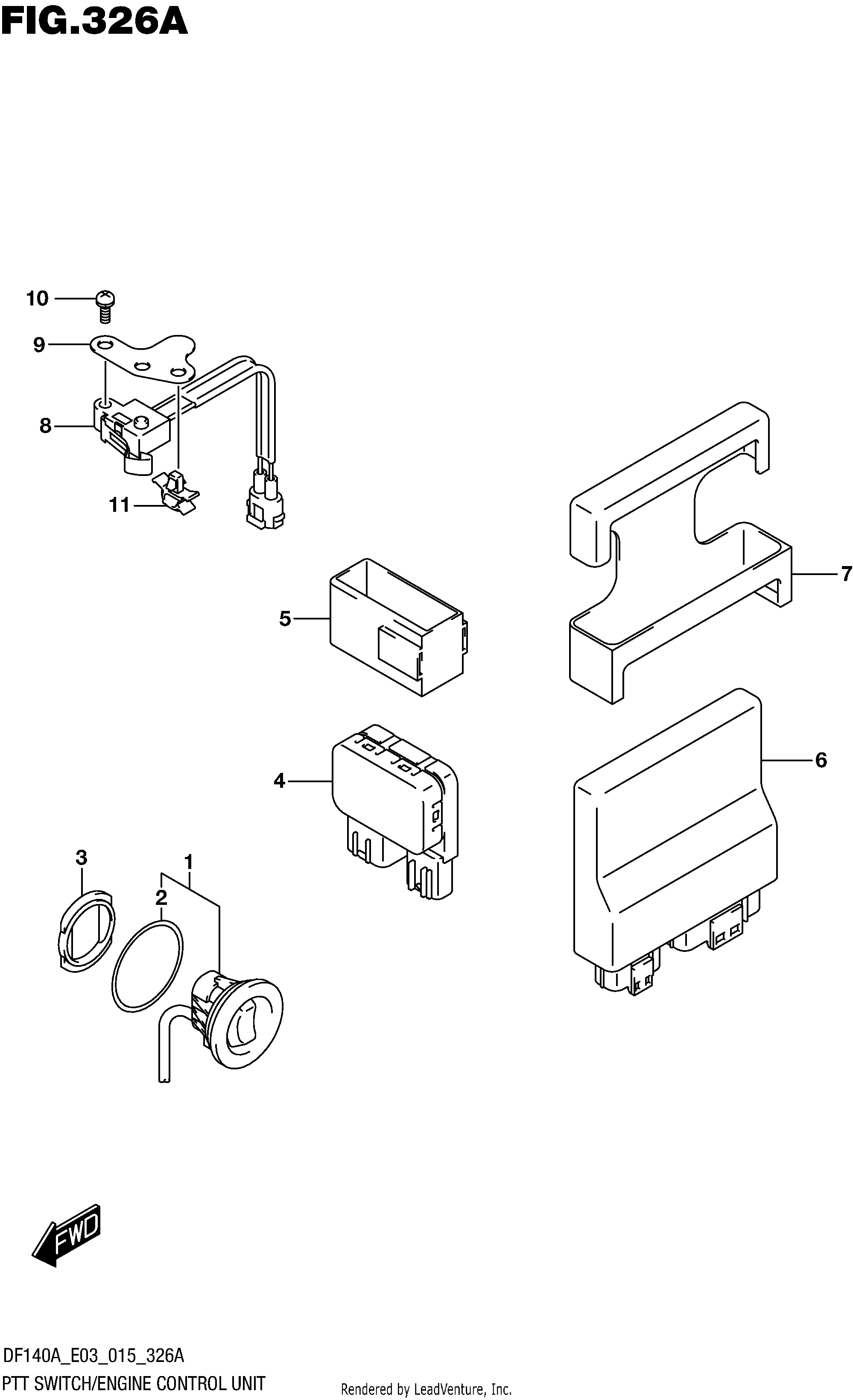 UNITÉ DE COMMANDE MOTEUR COMMUTATEUR PTT (DF100AT E03)