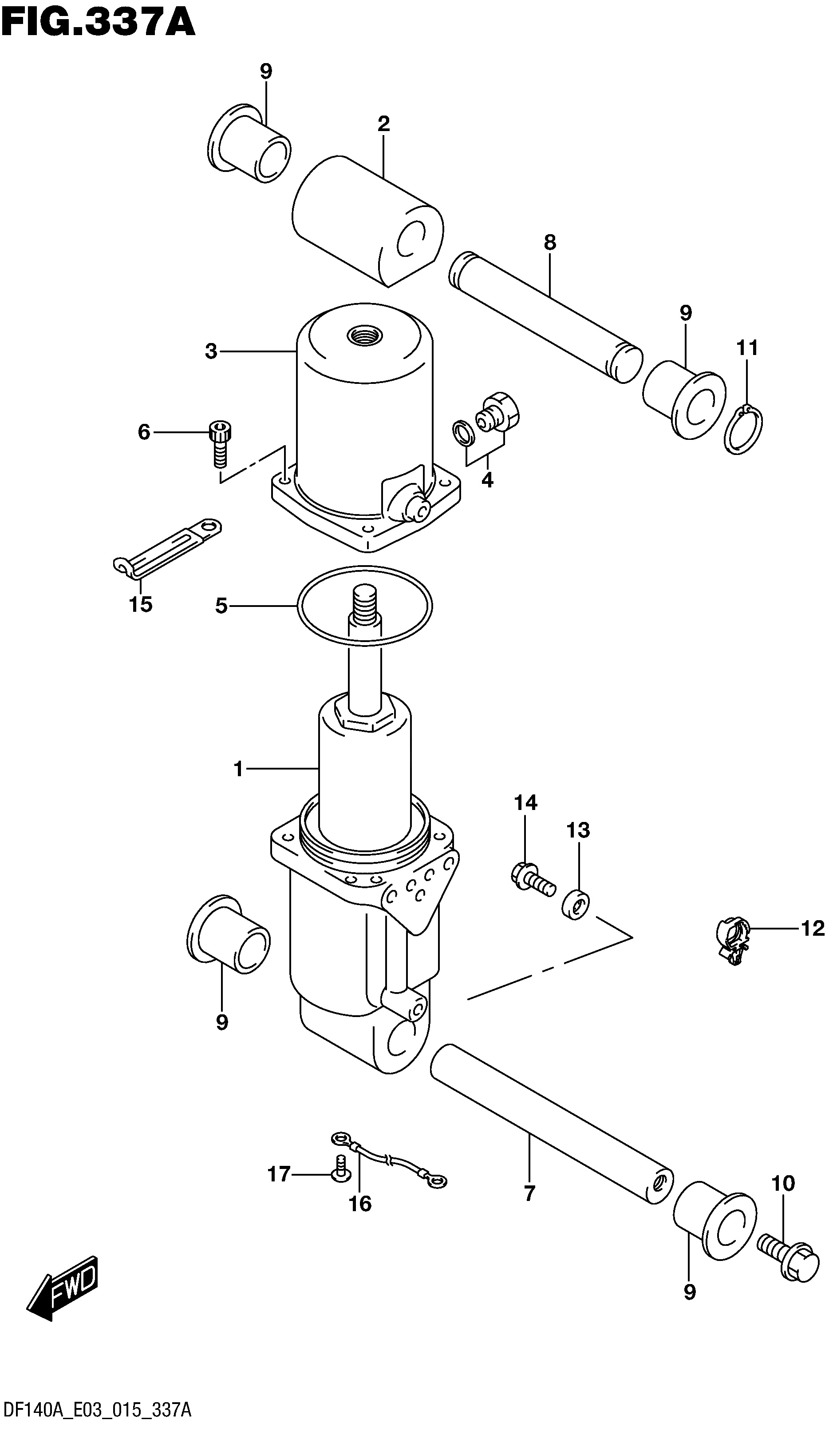 CYLINDRE DE GARNITURE (DF100AT E03)