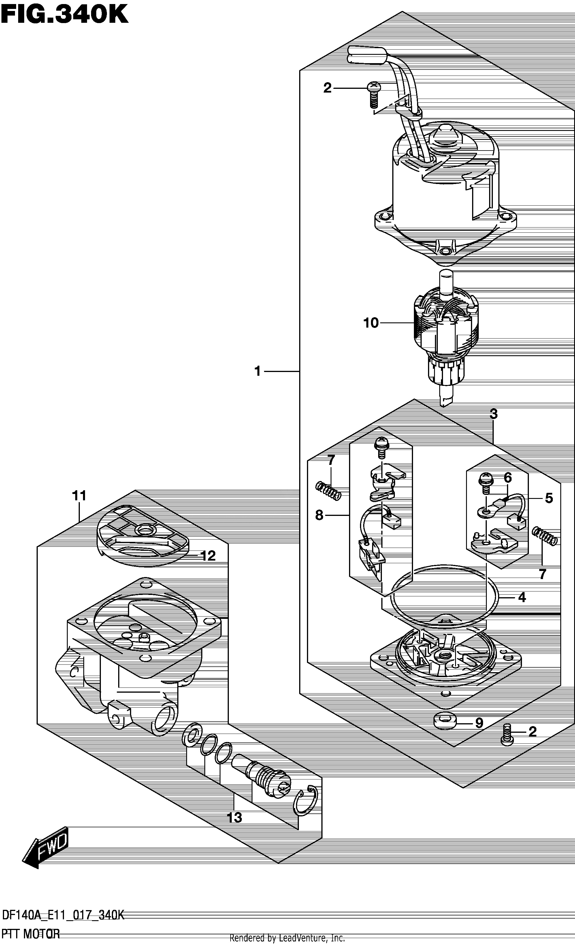 MOTORE PTT (DF115AST E03)