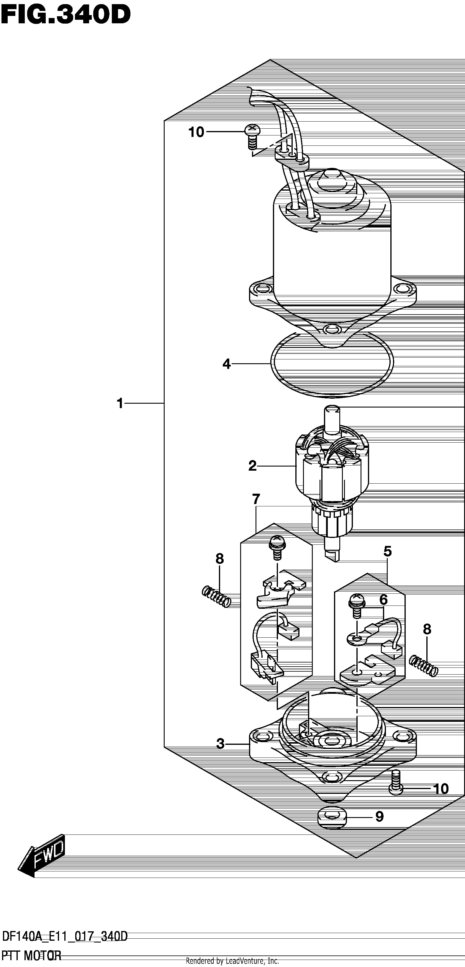 MOTORE PTT (DF115AZ E11)