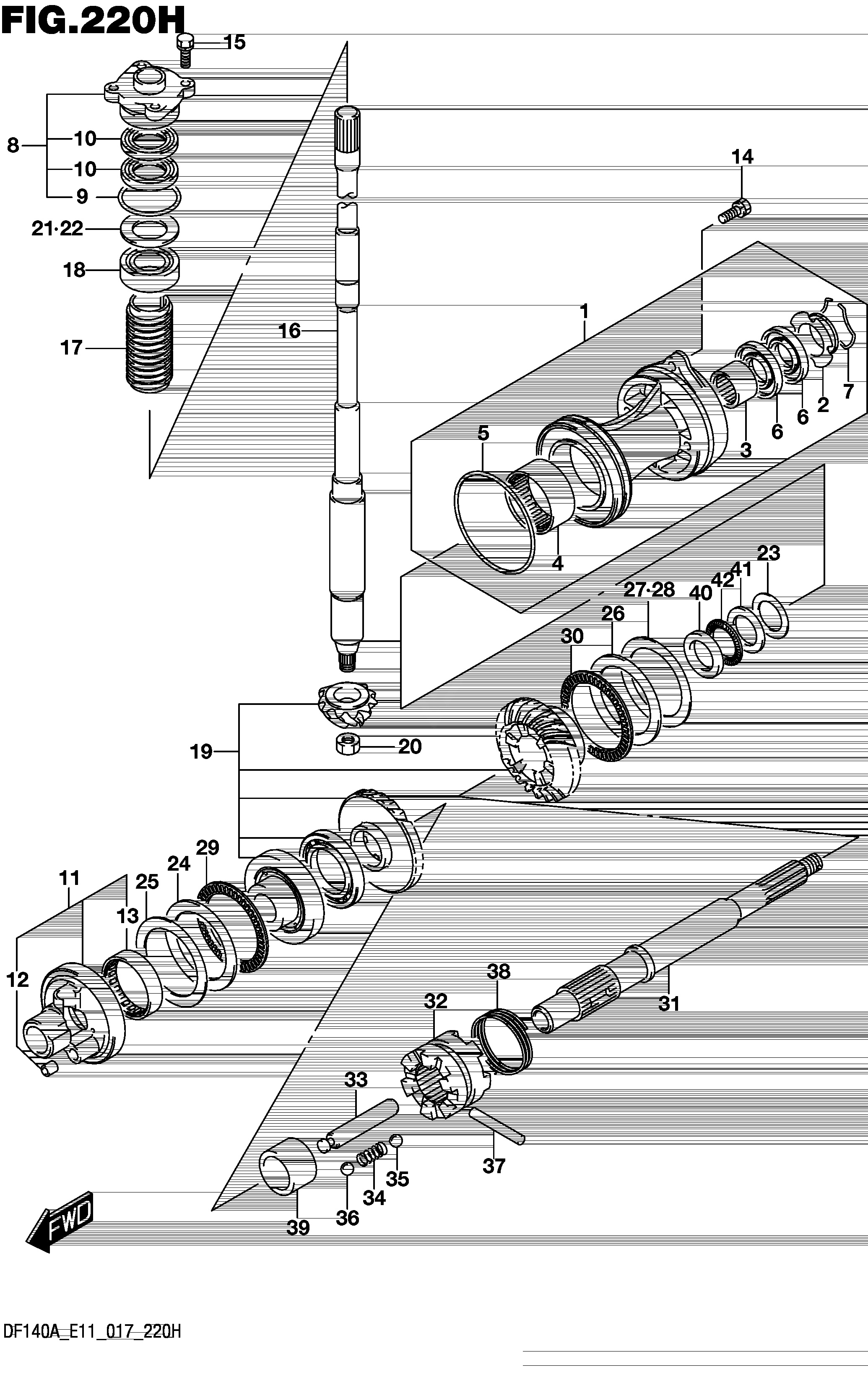 TRANSMISSION (DF140AZ E11)