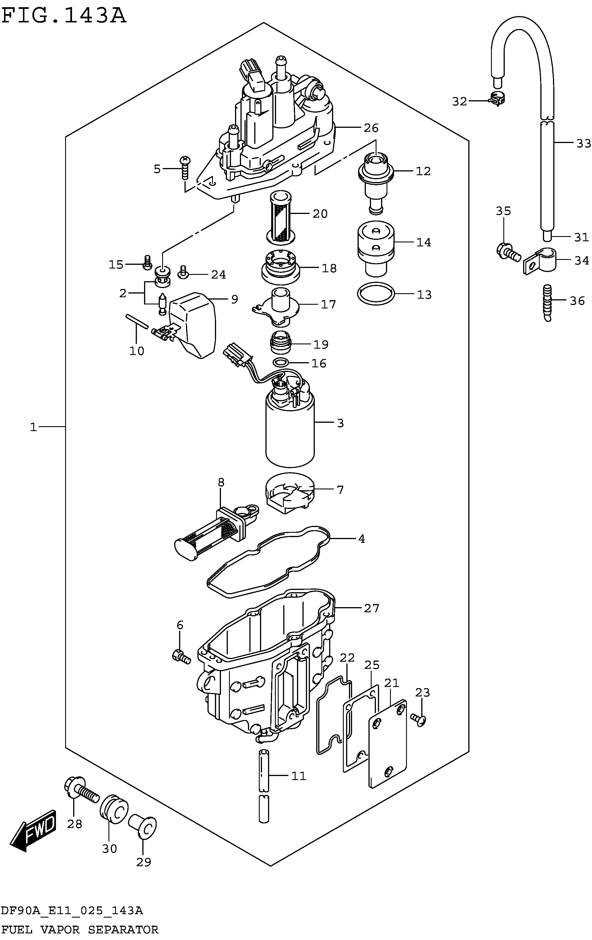 SÉPARATEUR DE VAPEUR DE CARBURANT