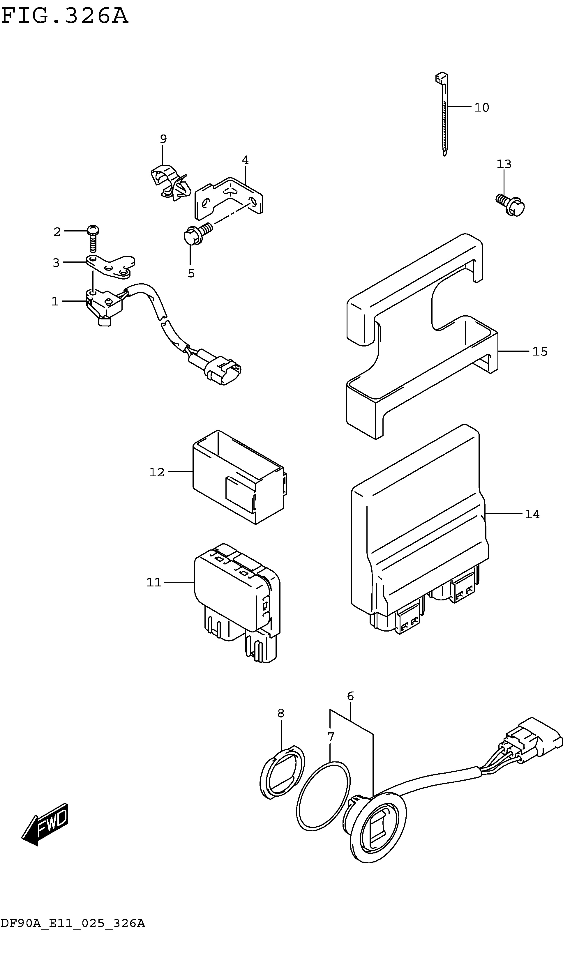 UNITÉ DE COMMANDE DU MOTEUR DE COMMUTATEUR PTT (VOIR REMARQUE)