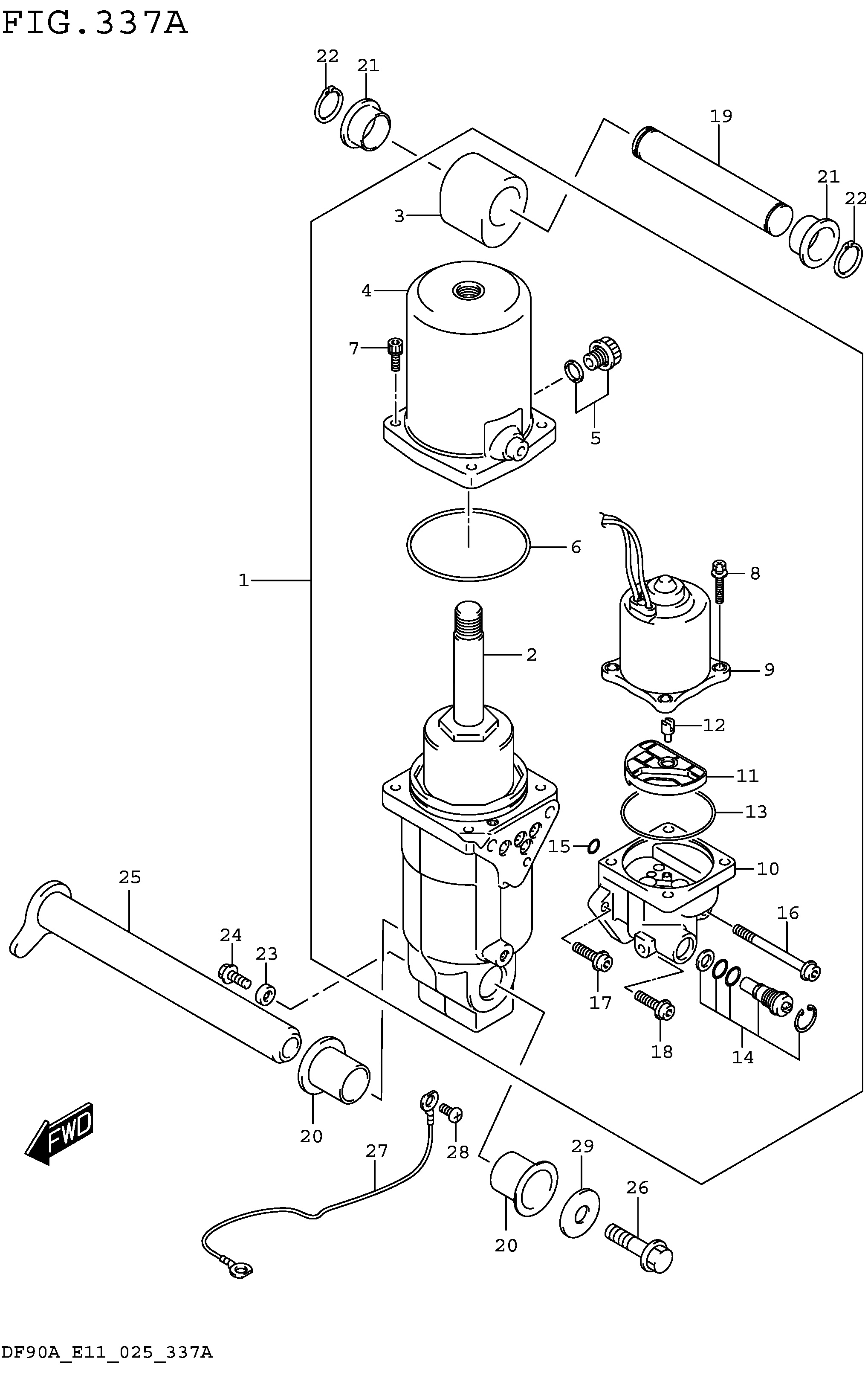 CYLINDRE DE GARNITURE (VOIR REMARQUE)