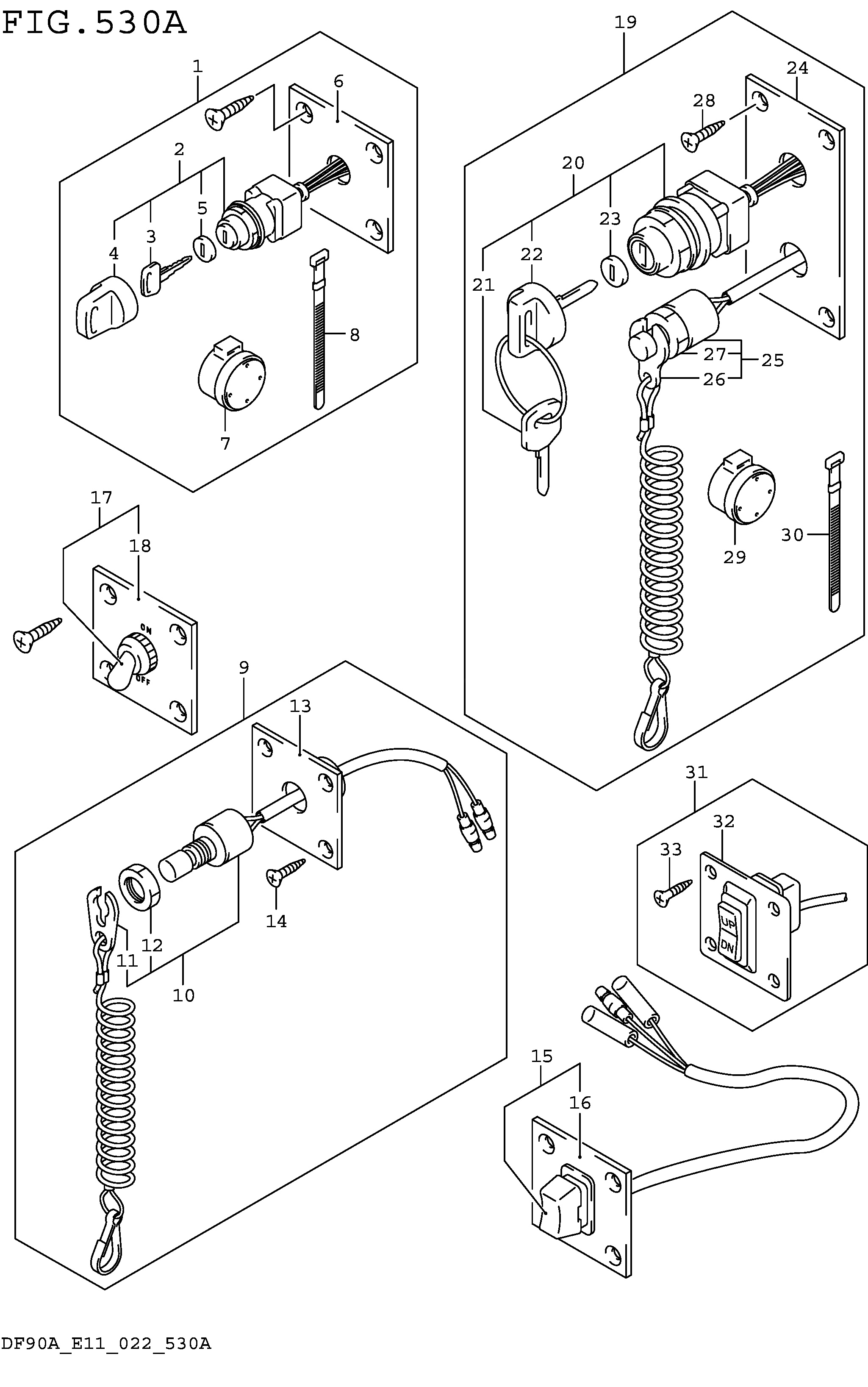 COMMUTATEUR OPT (VOIR REMARQUE) 530A