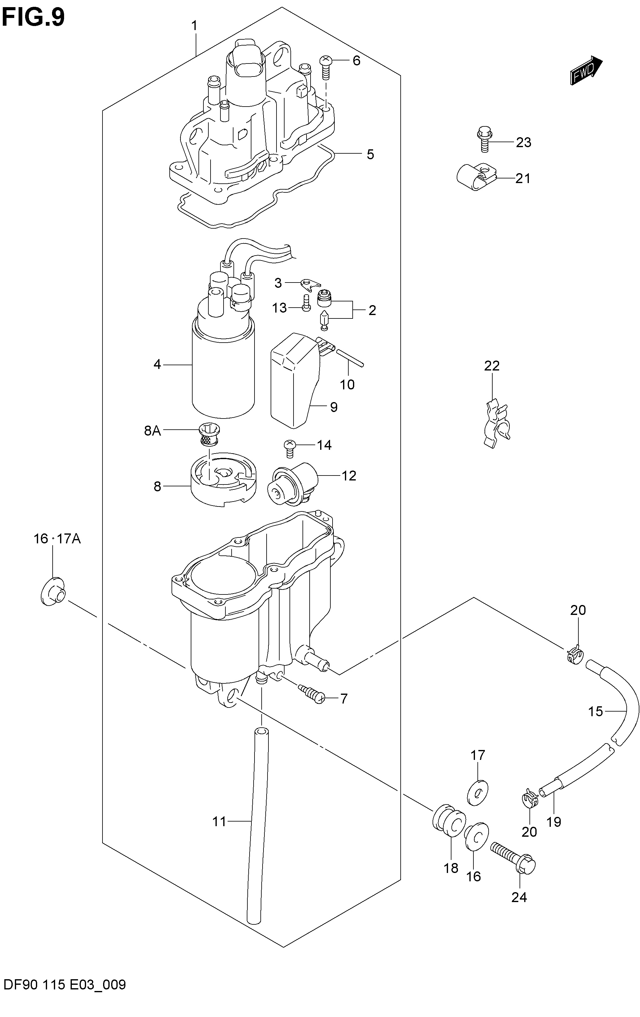 SÉPARATEUR DE VAPEUR DE CARBURANT