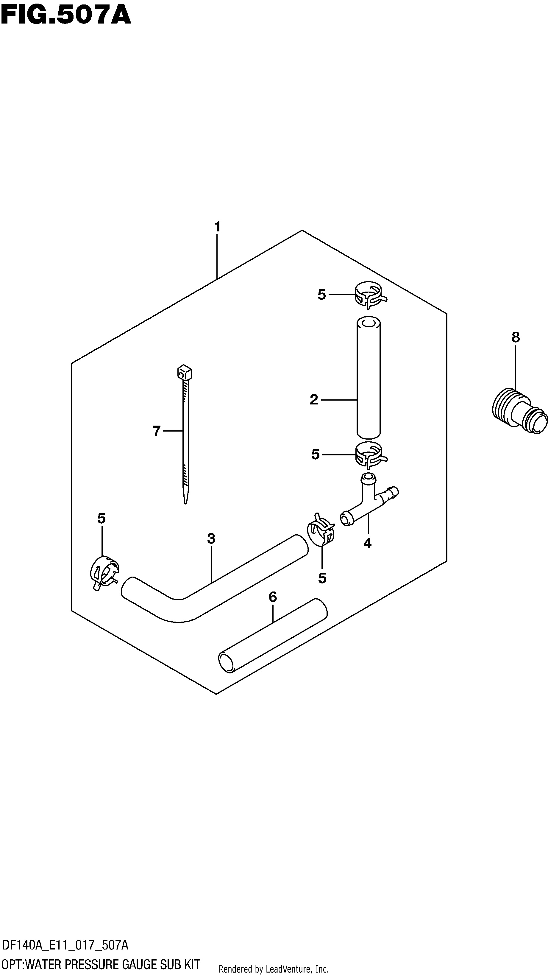 OPT SOUS-KIT DE MANOMÈTRE DE PRESSION D'EAU