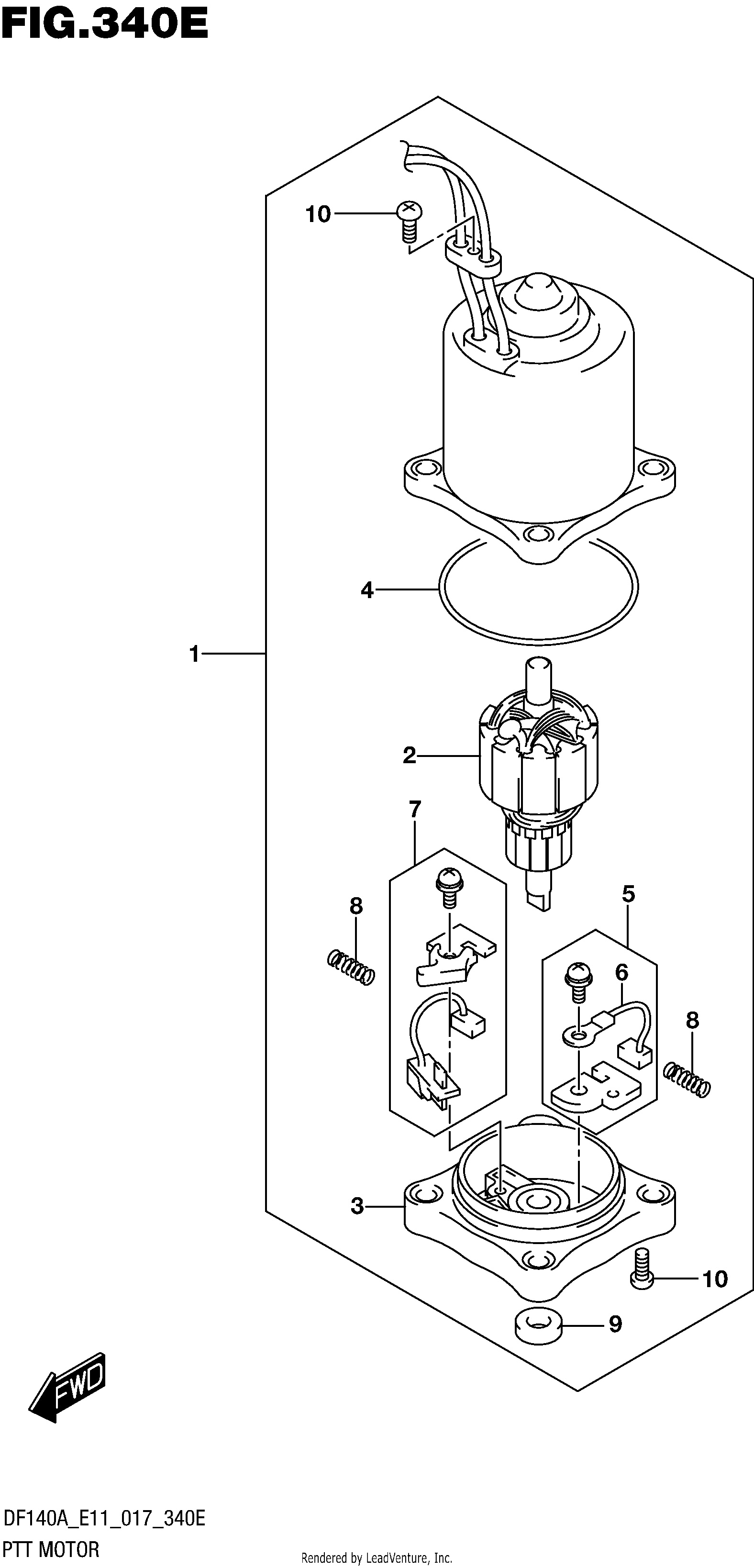 MOTEUR PTT (DF115AZ E40)