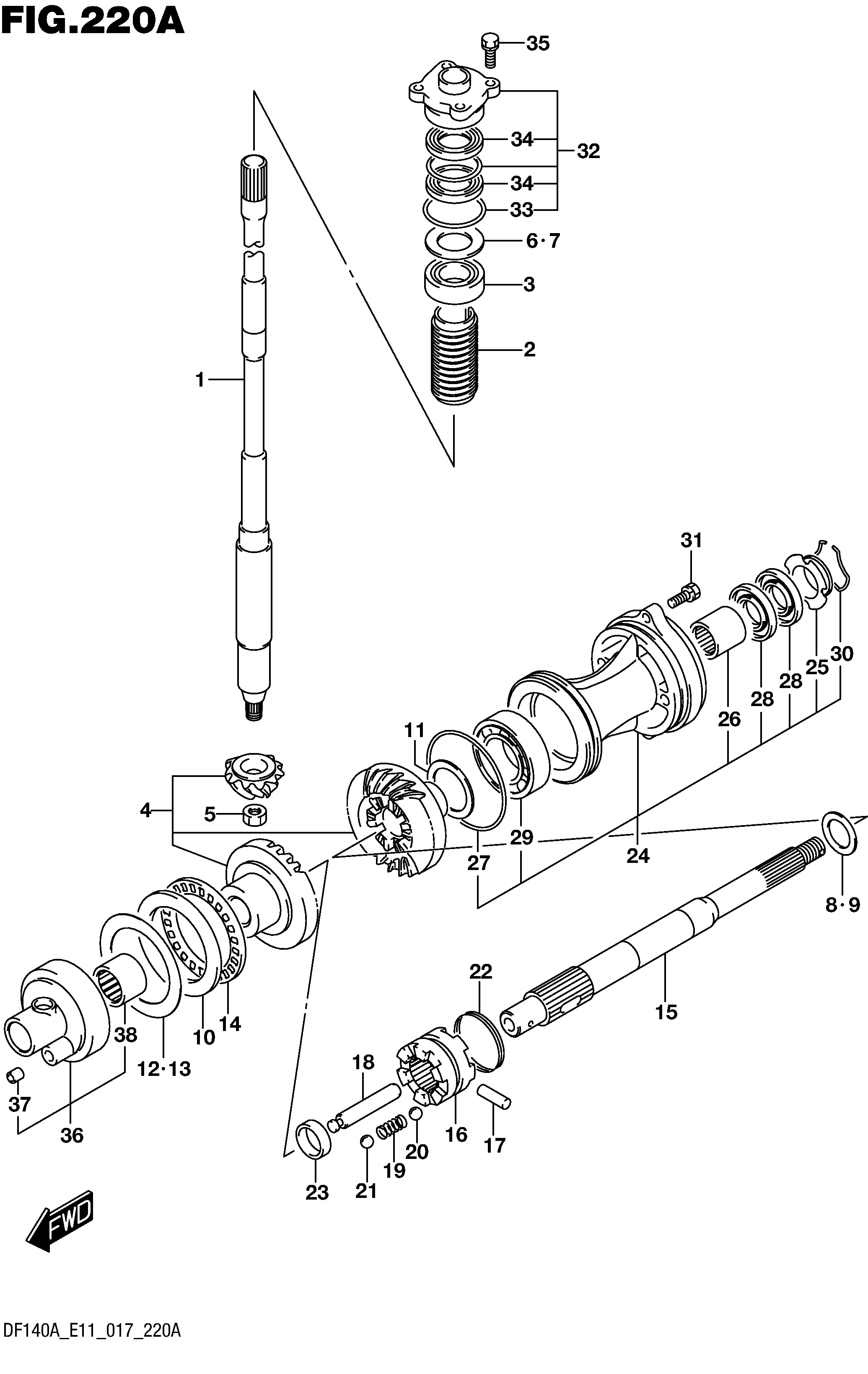 TRANSMISSION (DF100AT E11)