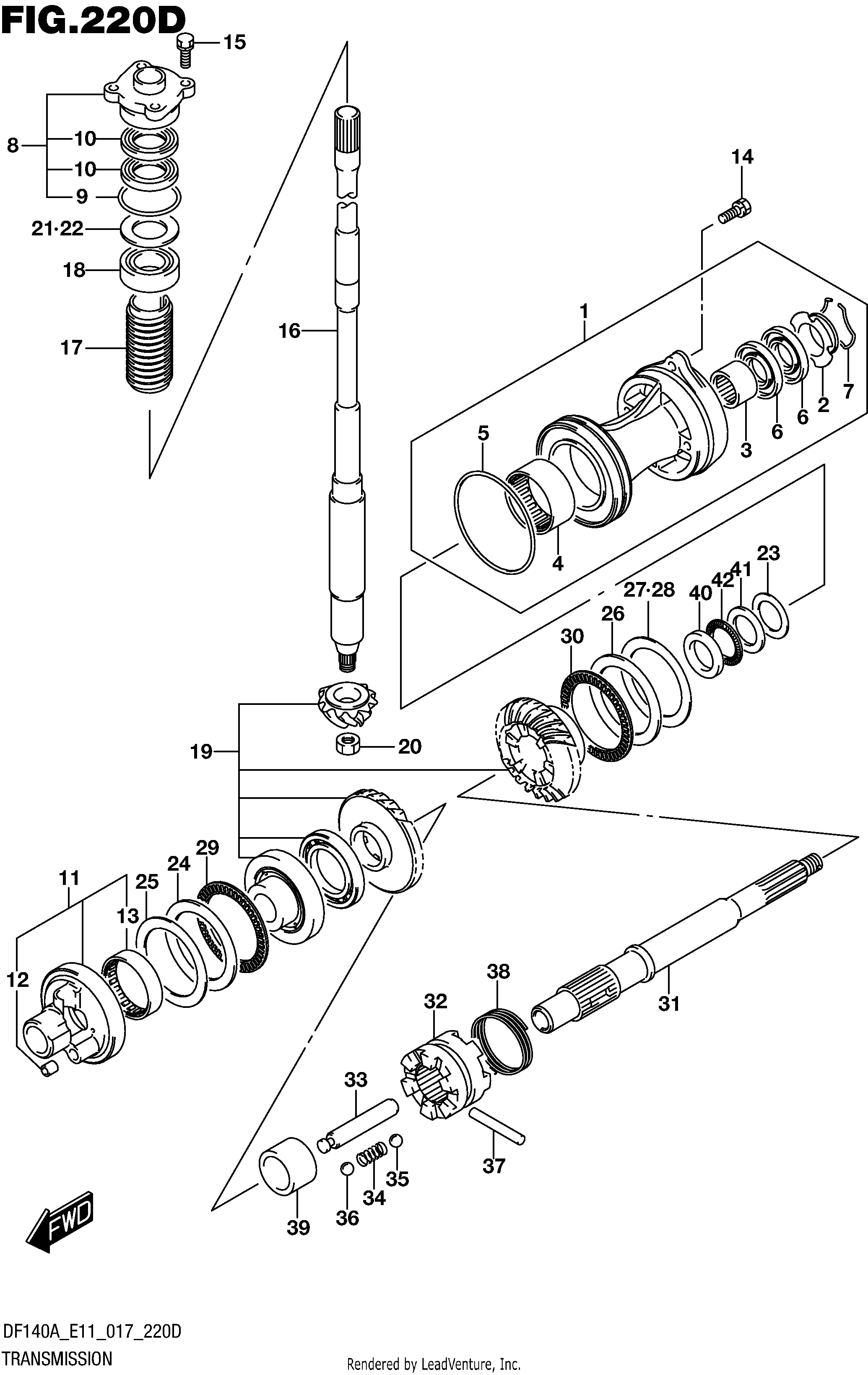 TRANSMISSION (DF115AZ E11)