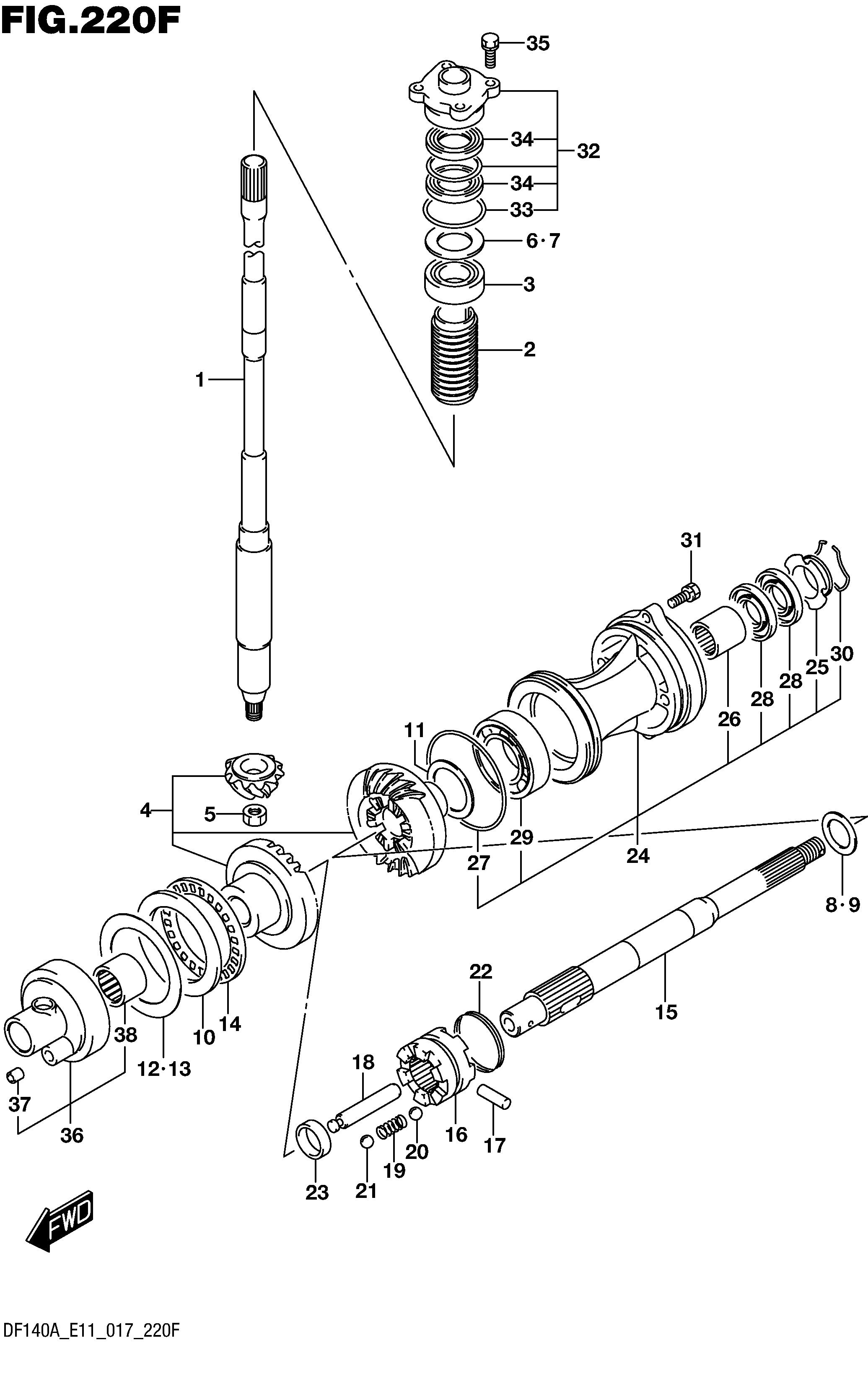 TRANSMISSION (DF140AT E11)