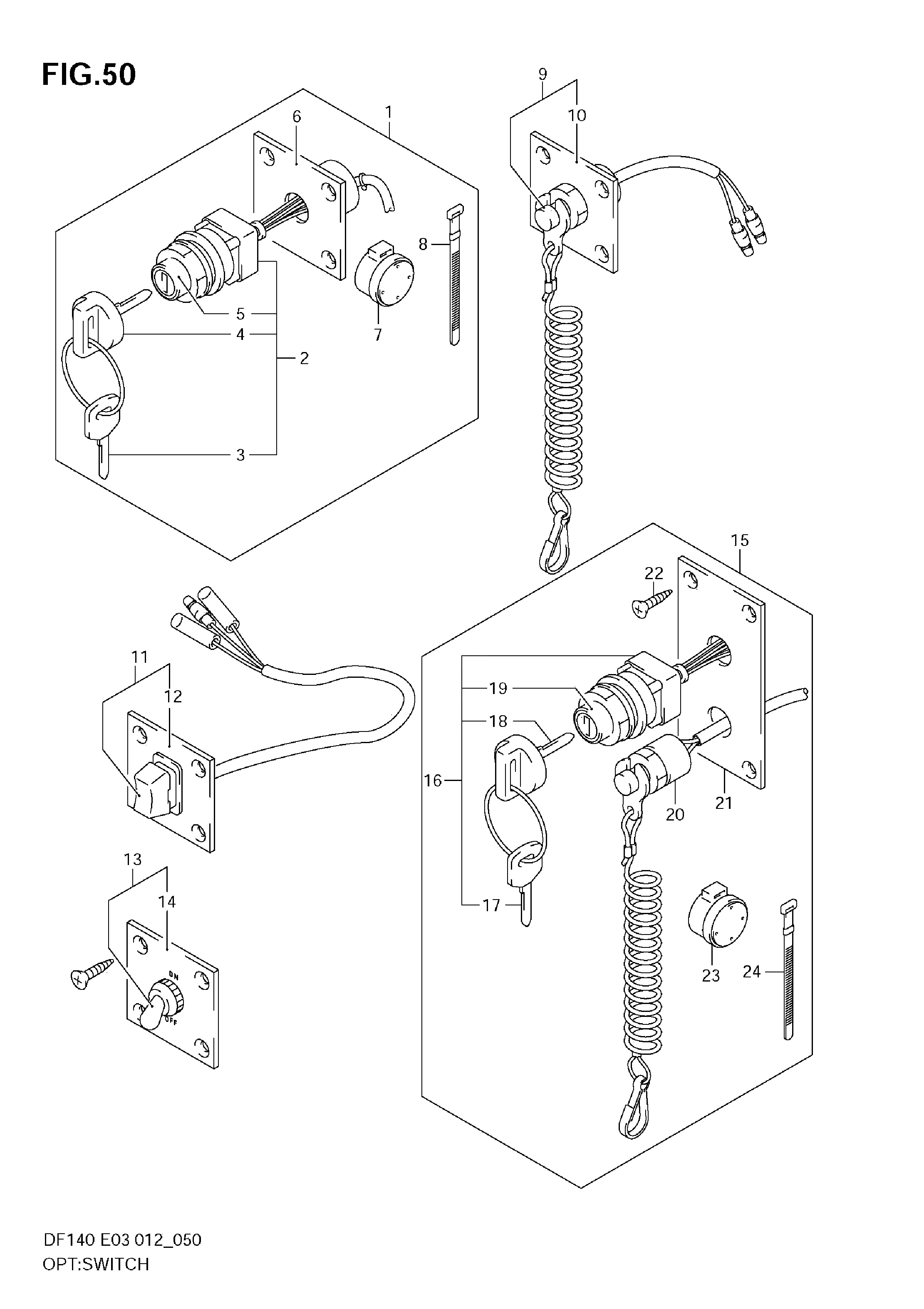COMMUTATEUR OPT (DF140T)