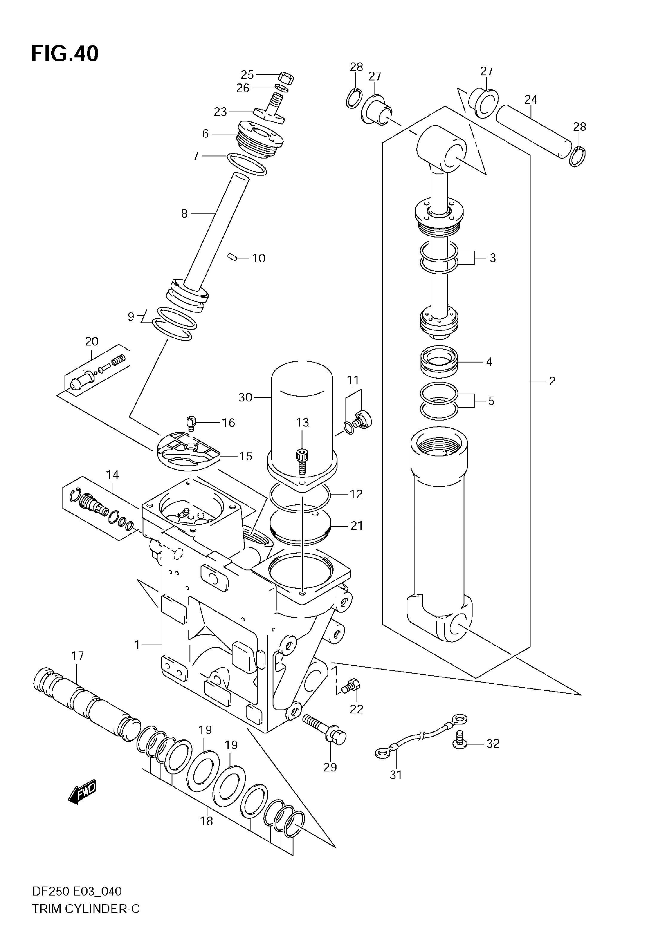 CYLINDRE DE GARNITURE