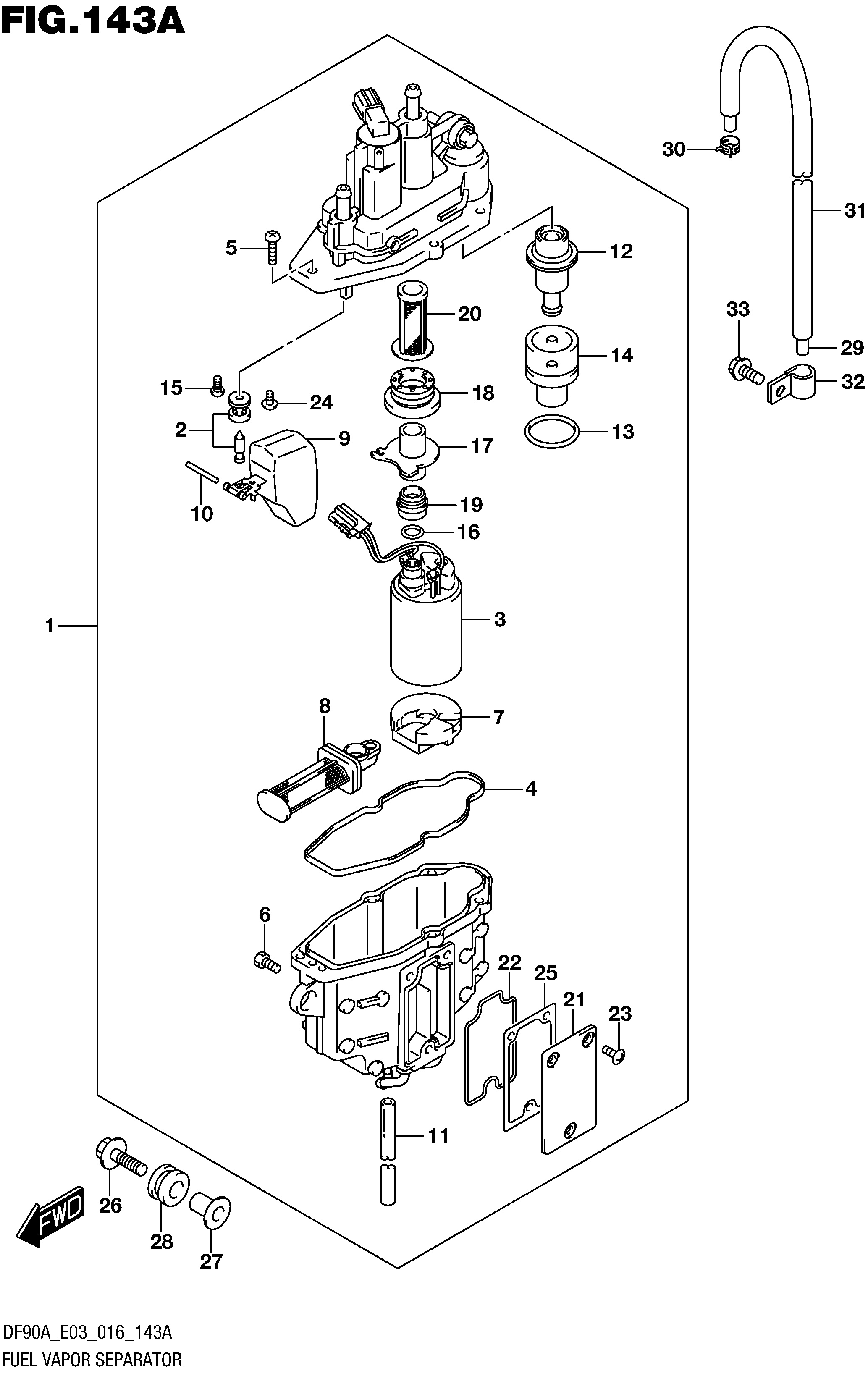 SÉPARATEUR DE VAPEUR DE CARBURANT