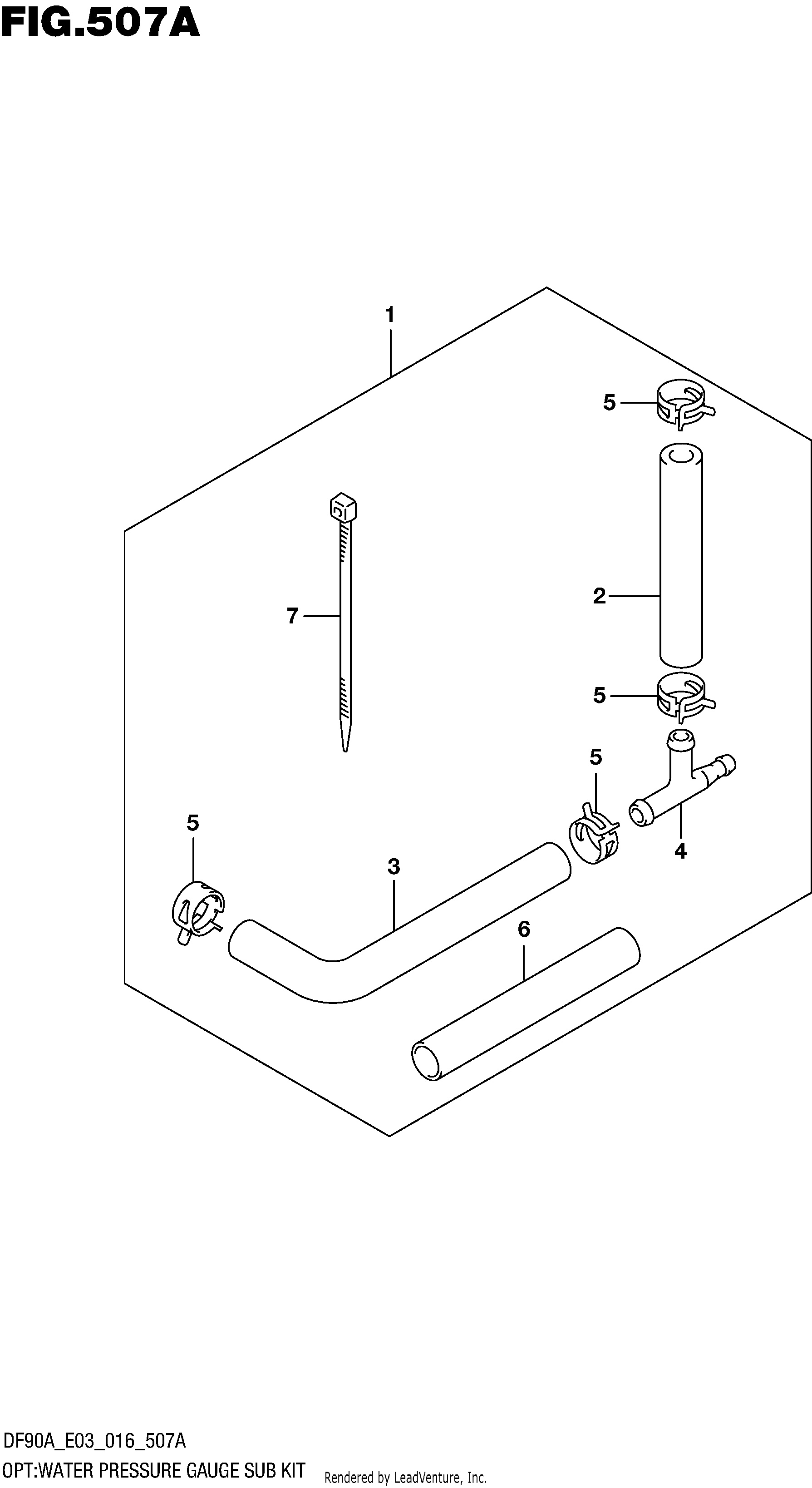 OPT SOUS-KIT DE MANOMÈTRE DE PRESSION D'EAU