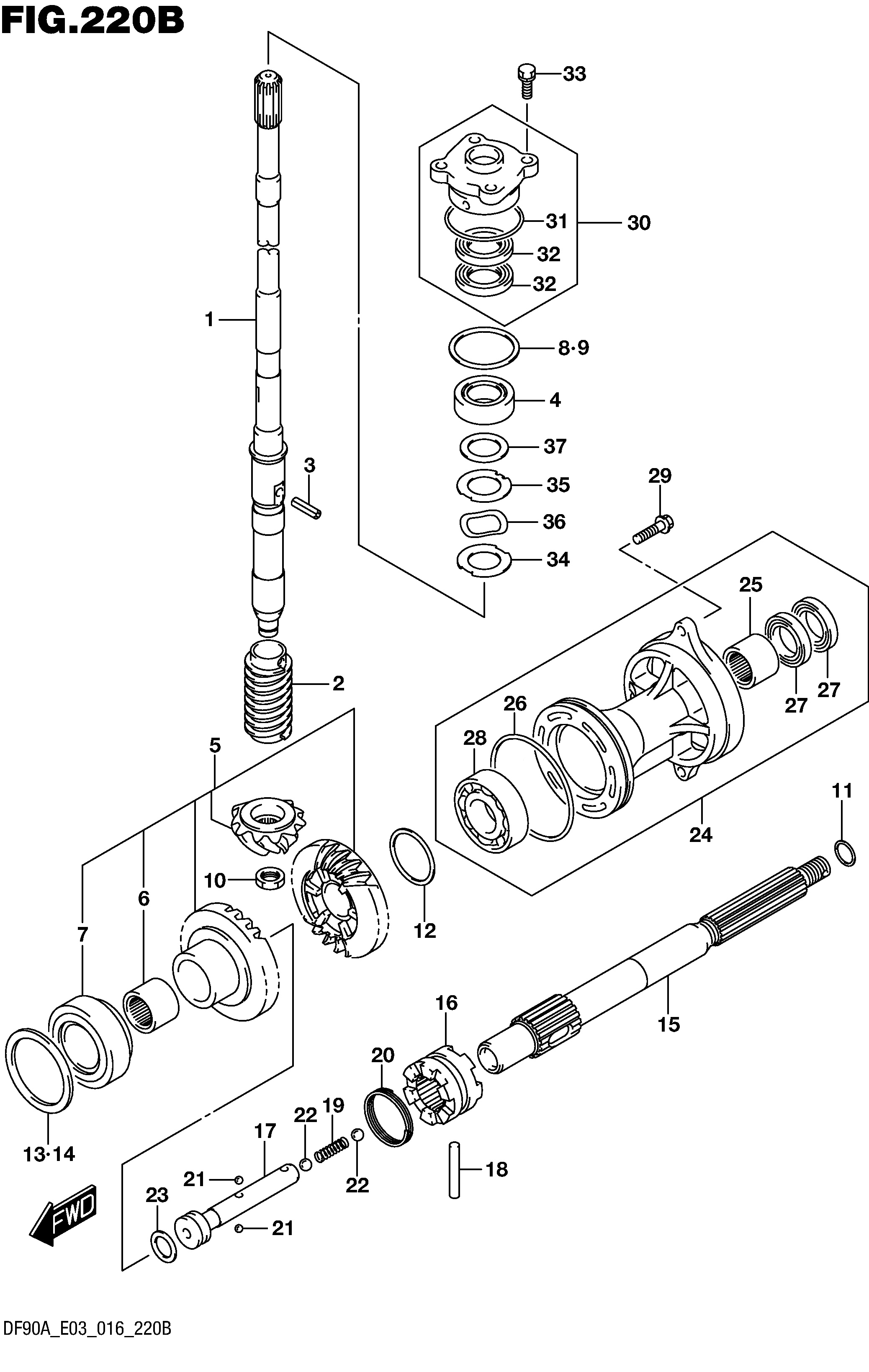 TRANSMISSION (DF80A E03)