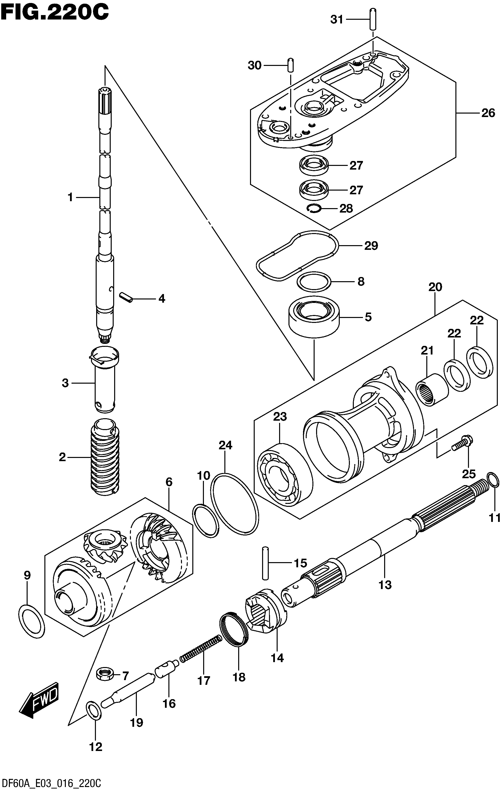 TRANSMISSION (DF60A E03)