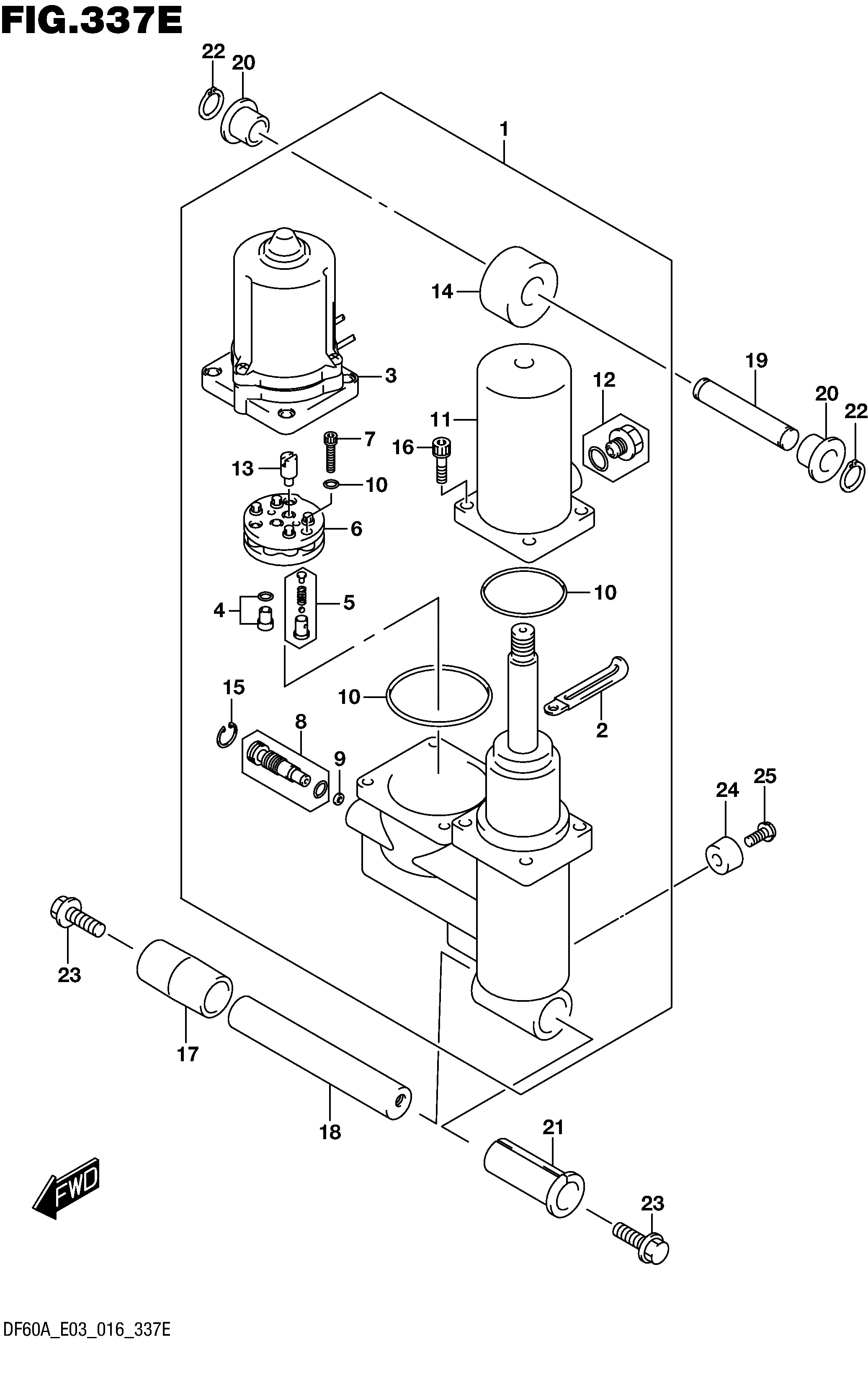 CYLINDRE DE GARNITURE (DF60AVT E03)