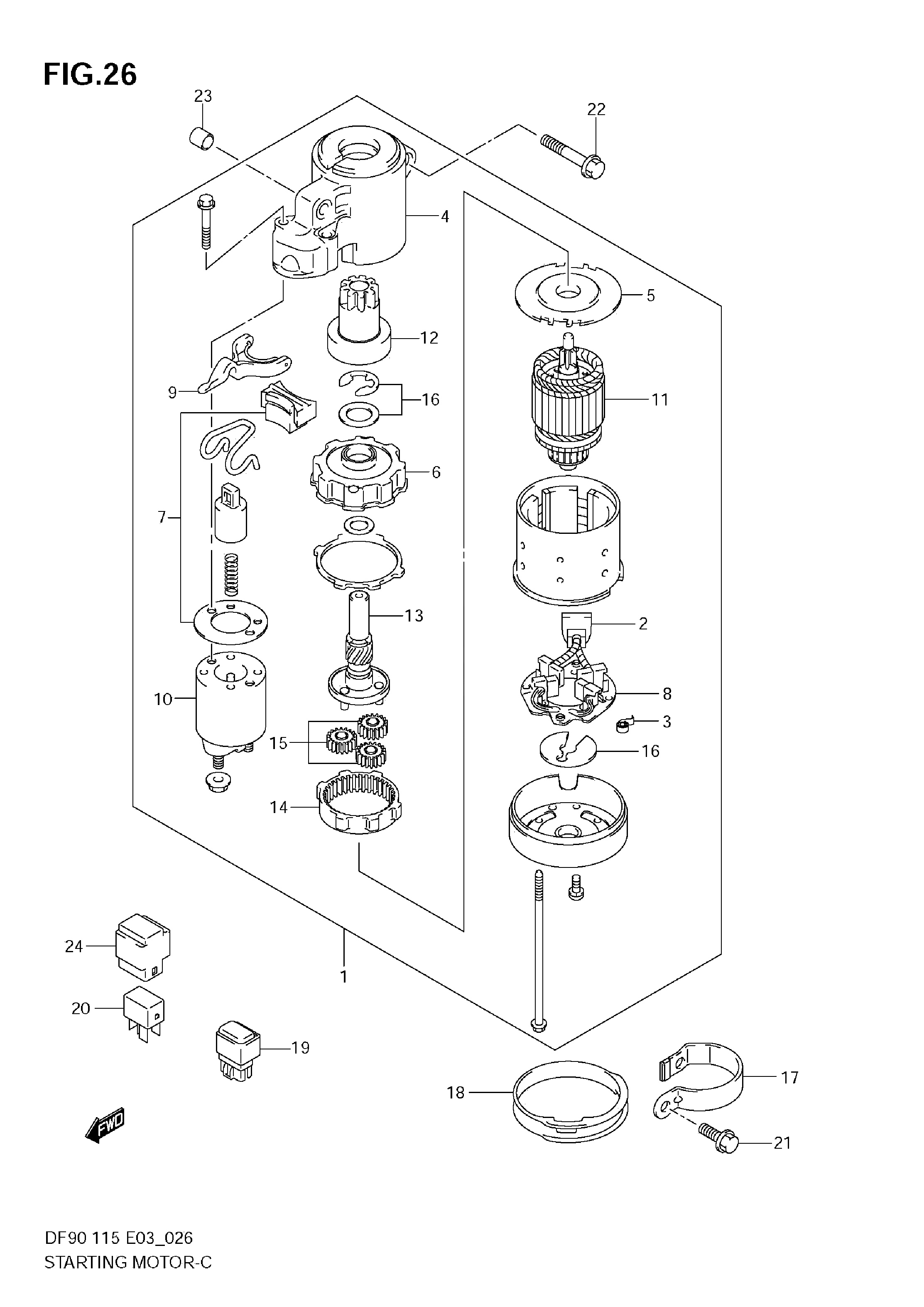 DEMARREUR MOTEUR