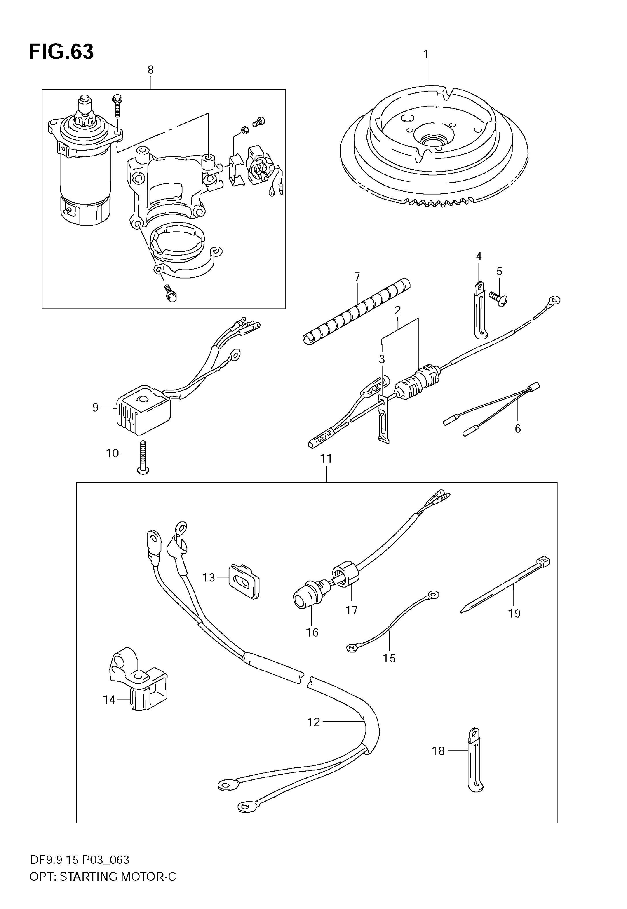 OPT DÉMARREUR MOTEUR