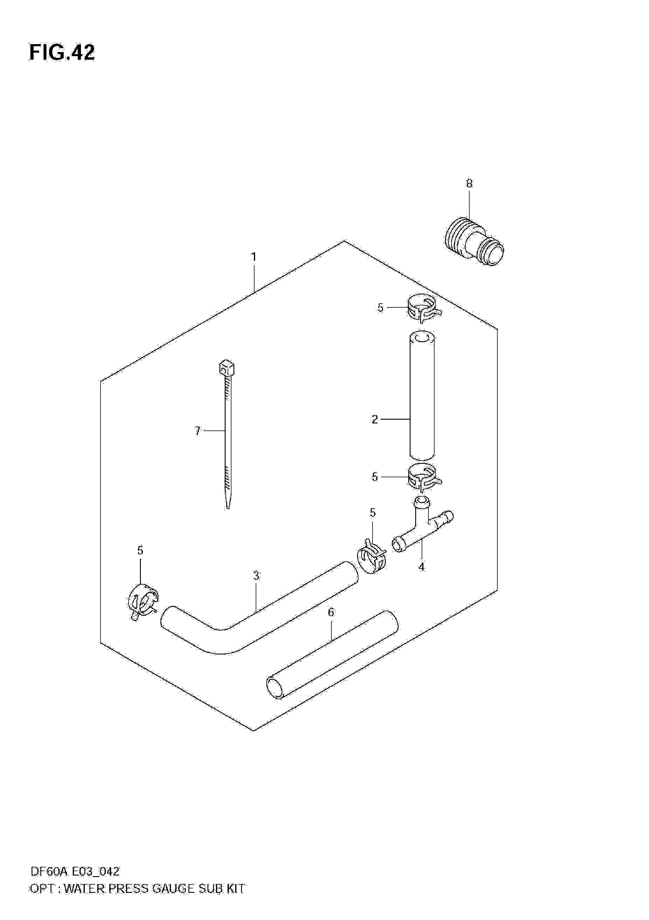 OPT SOUS-KIT DE MANOMÈTRE DE PRESSION D'EAU