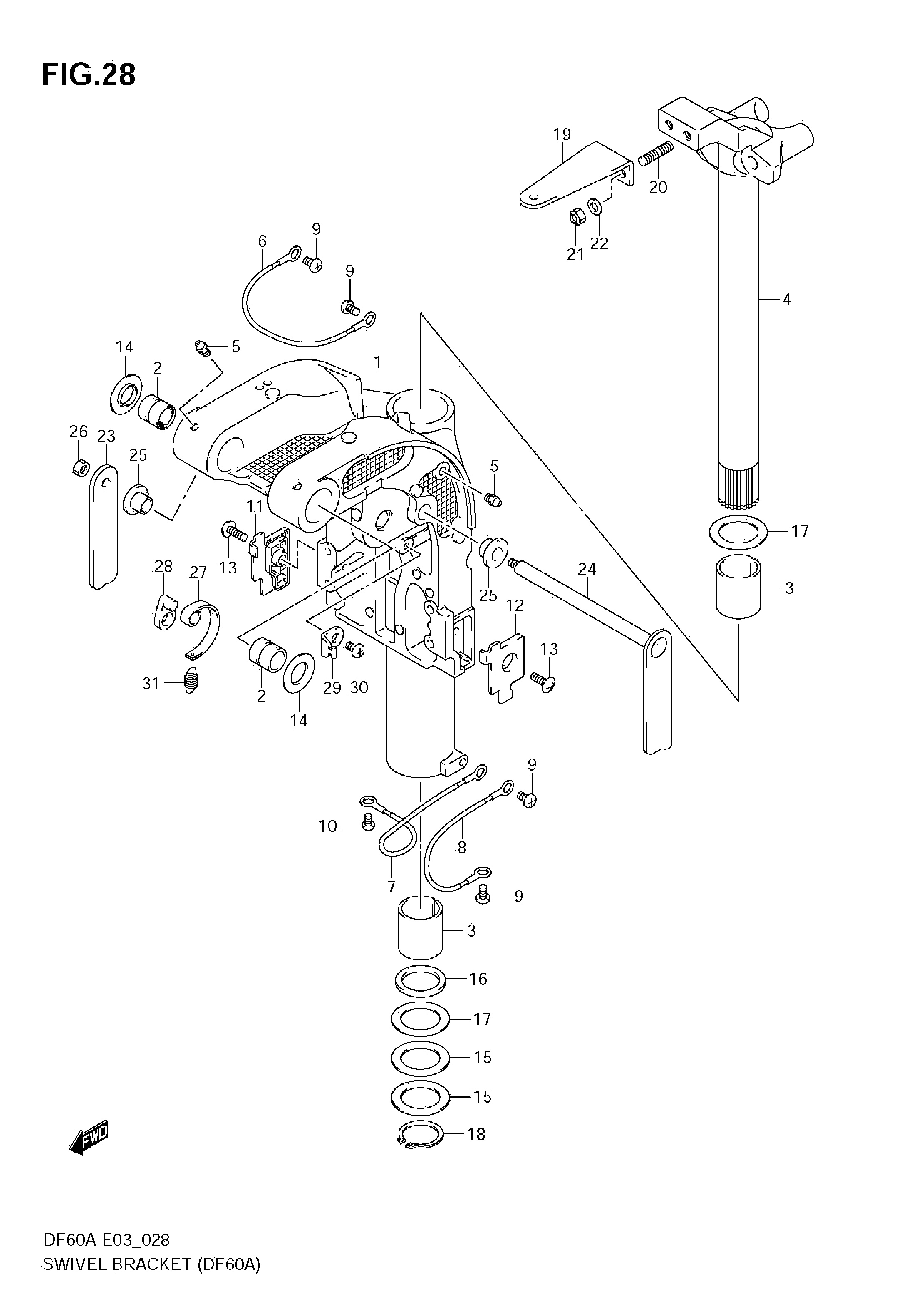 Support pivotant (DF60A)