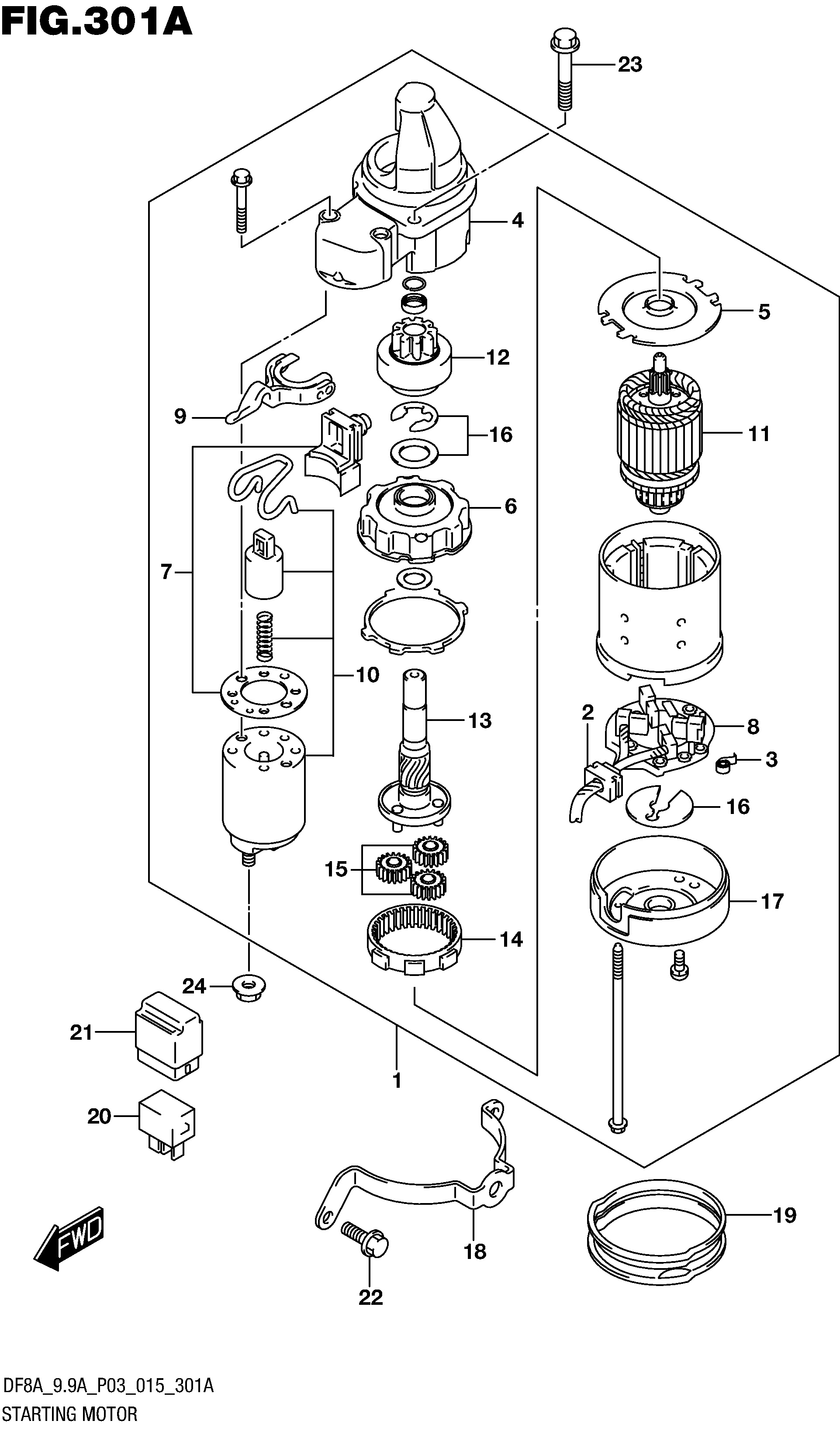 DEMARREUR MOTEUR