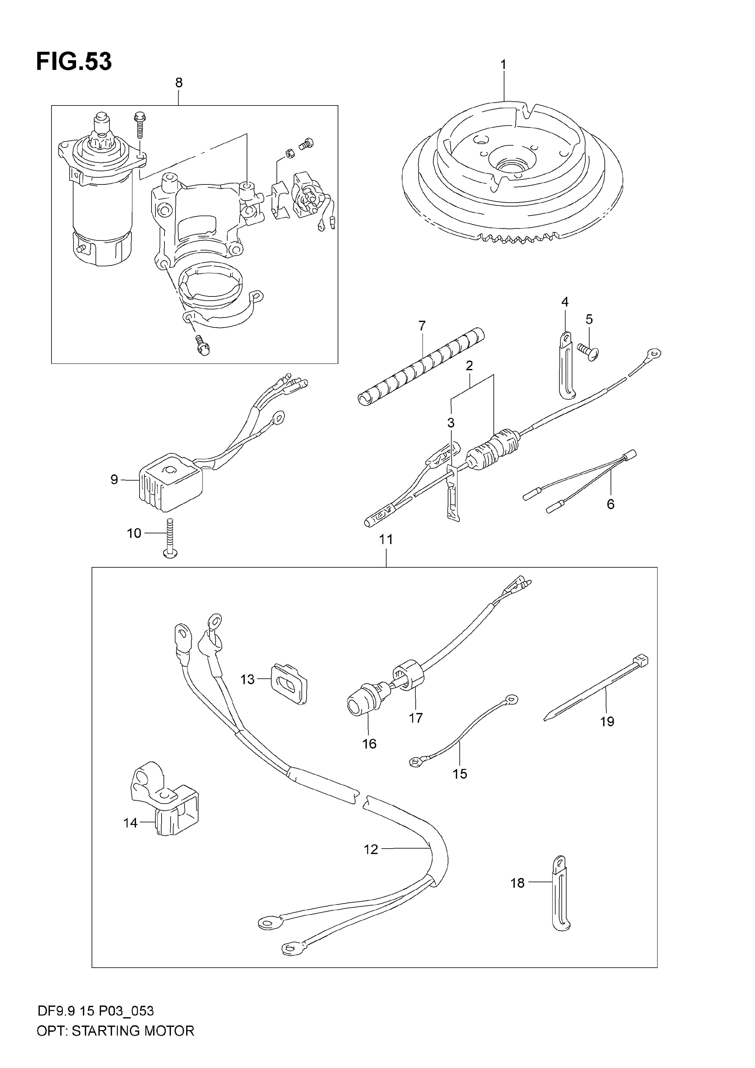 OPT DÉMARREUR MOTEUR