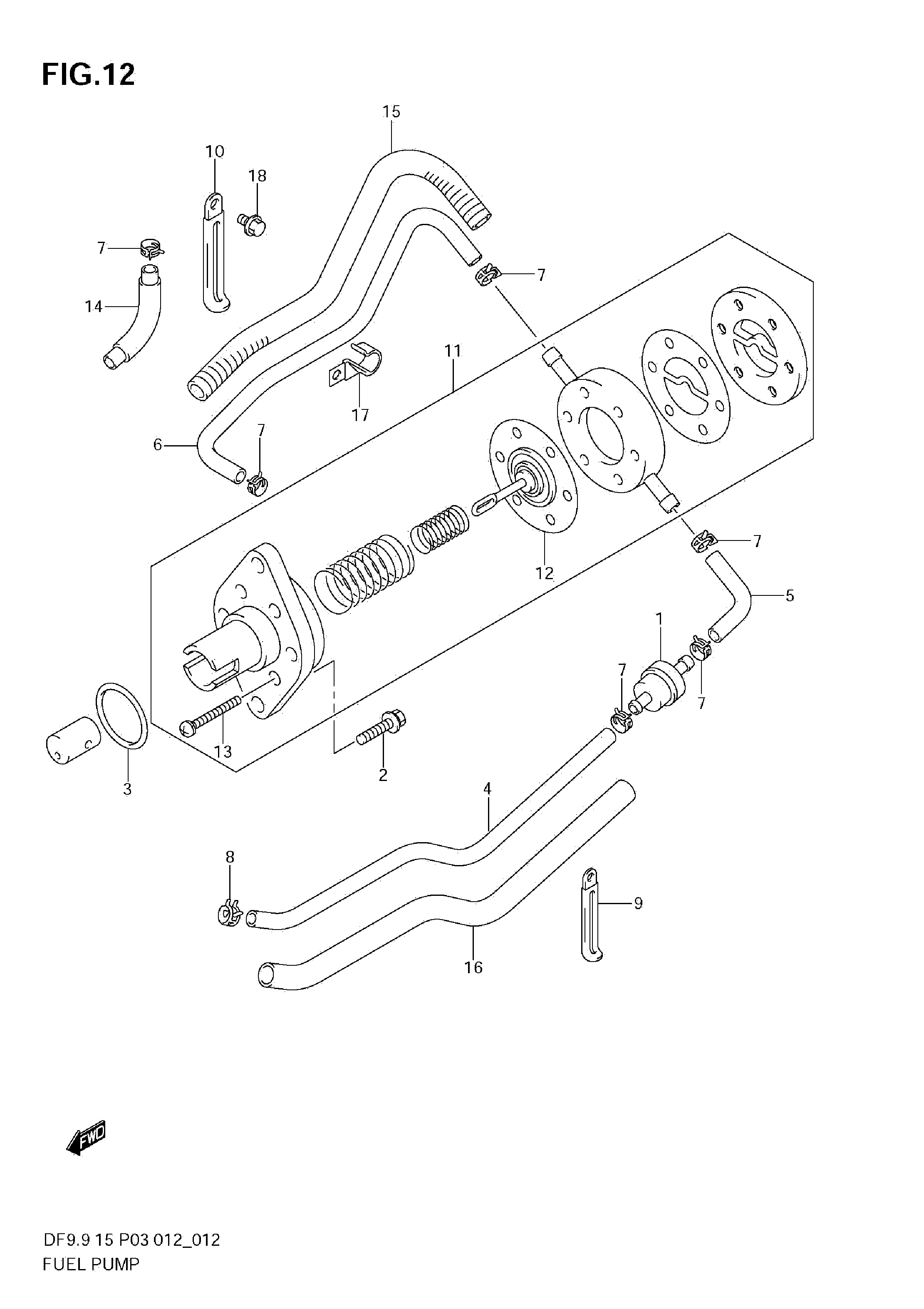 Pompe à carburant (DF9.9T)