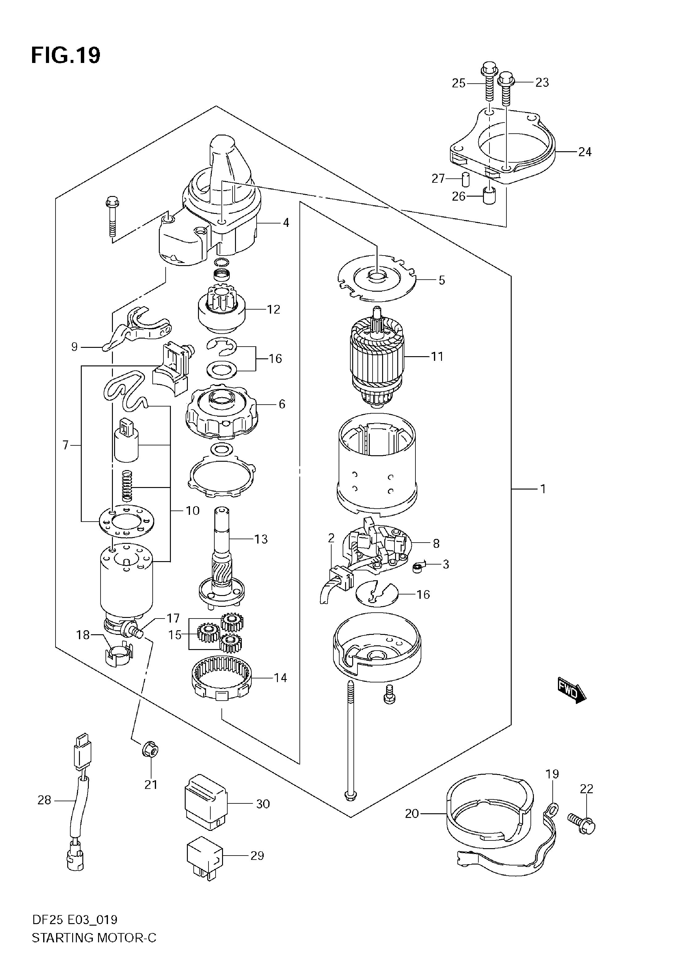 DEMARREUR MOTEUR