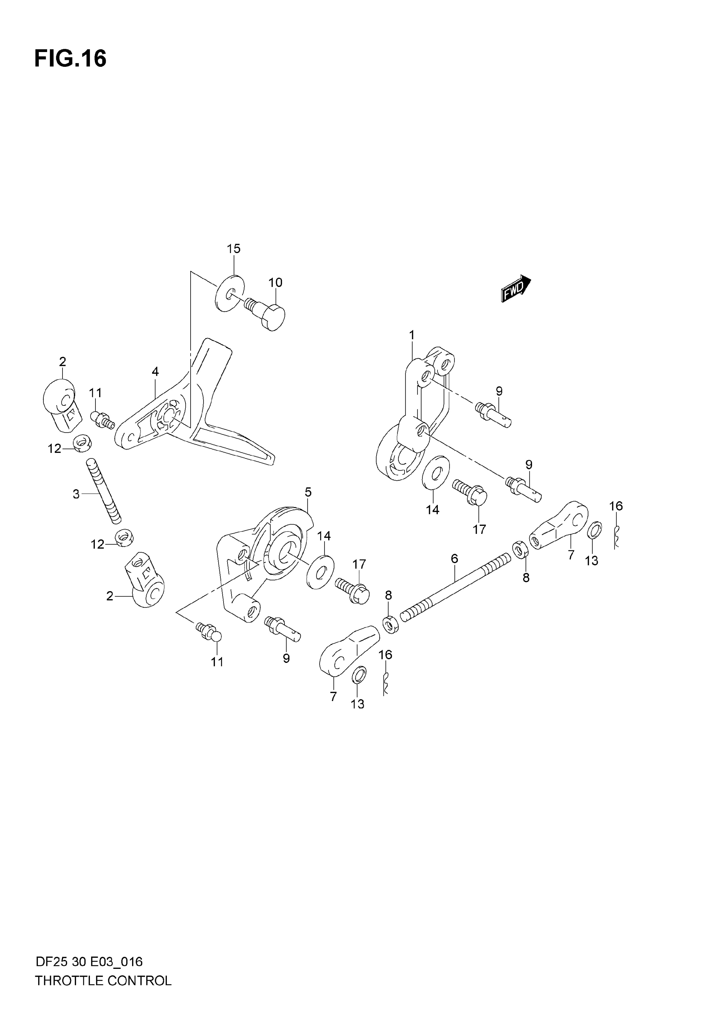 CONTROL DEL ACELERADOR (TIPO QR T)