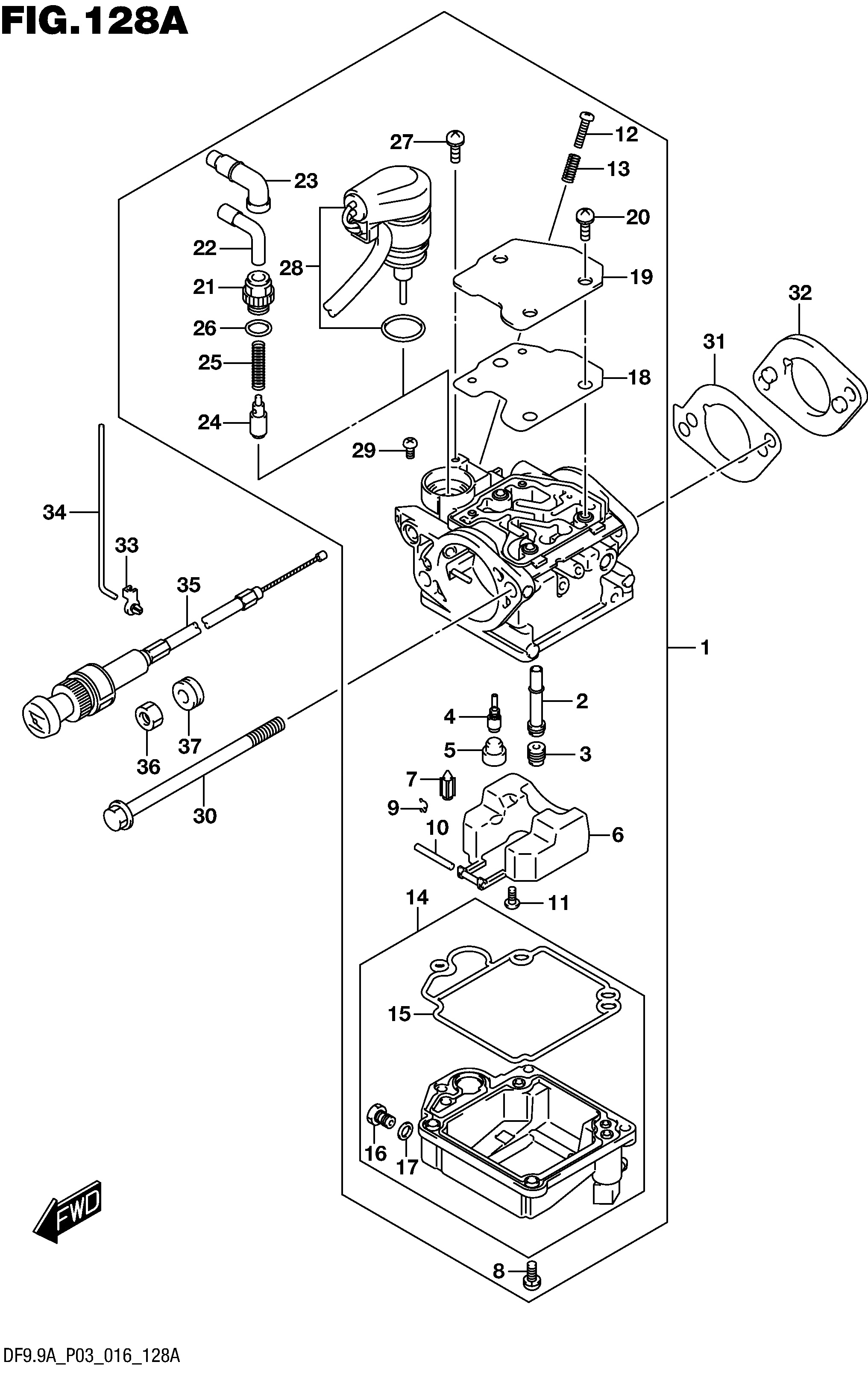 Carburateur (DF8A P03)