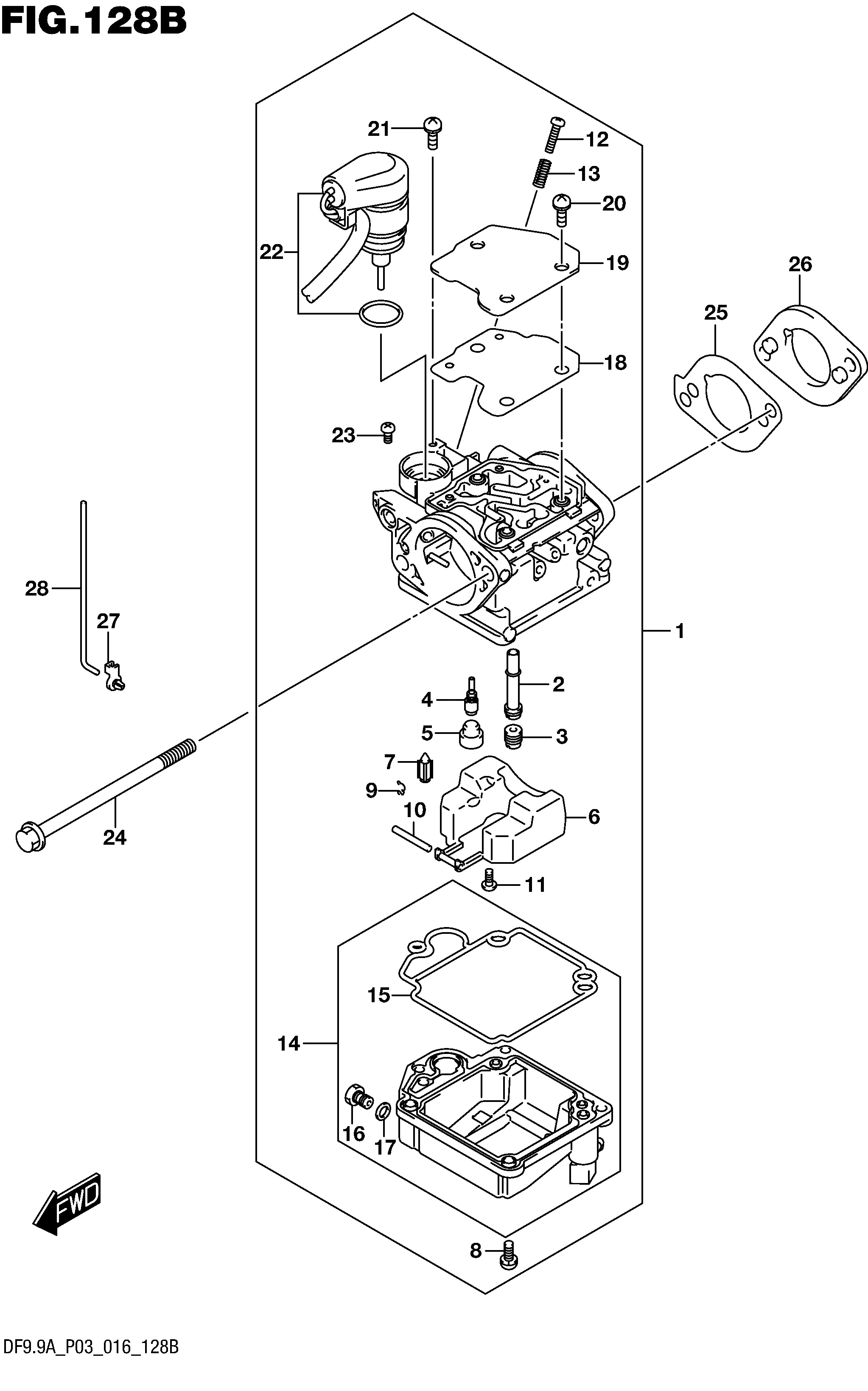 Carburateur (DF8AR P03)