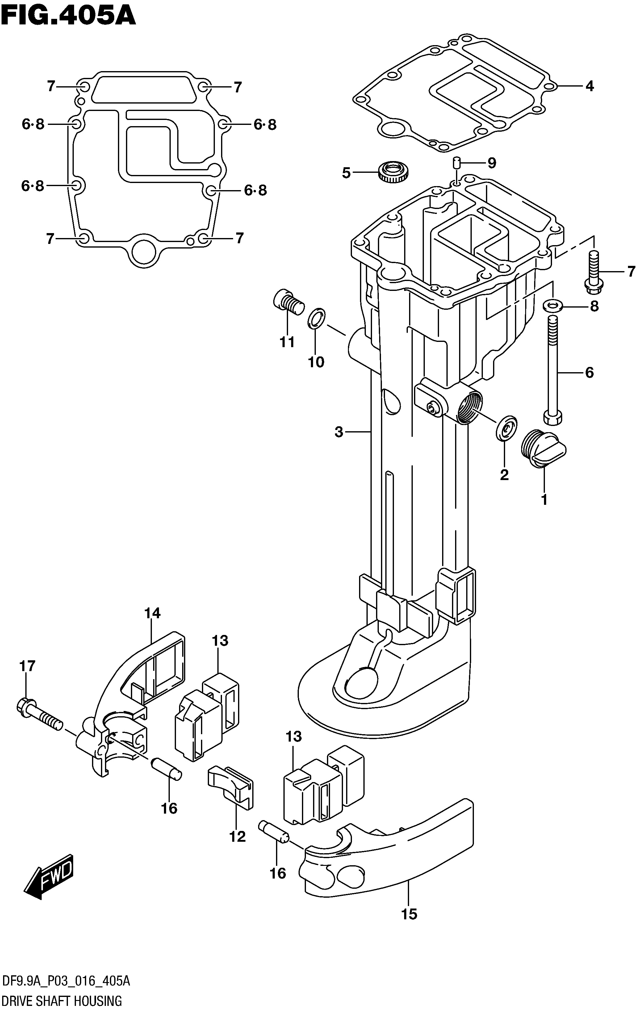 Carter d'arbre de transmission