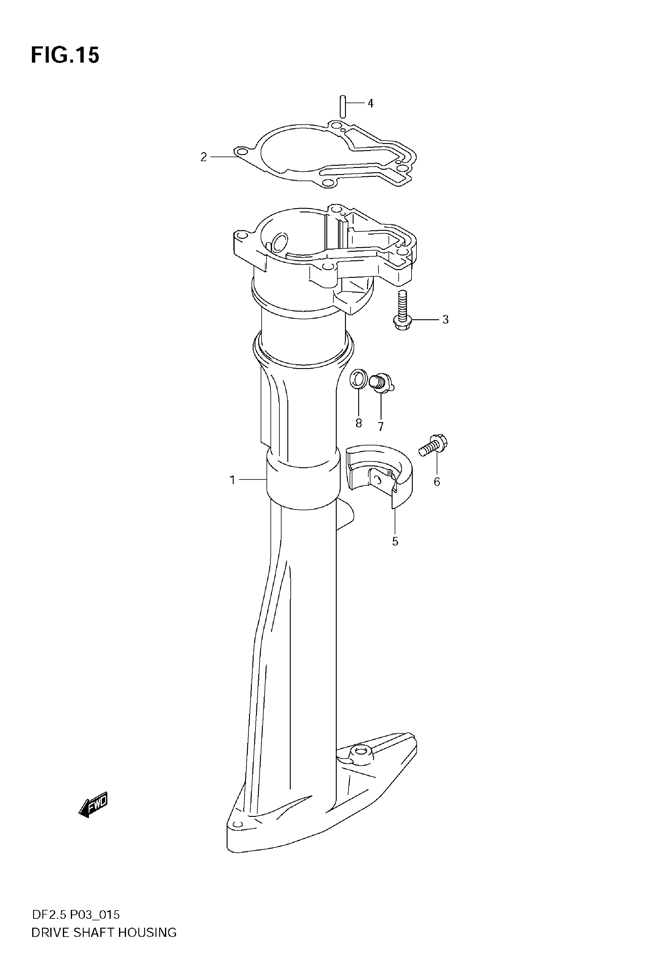 Carter d'arbre de transmission