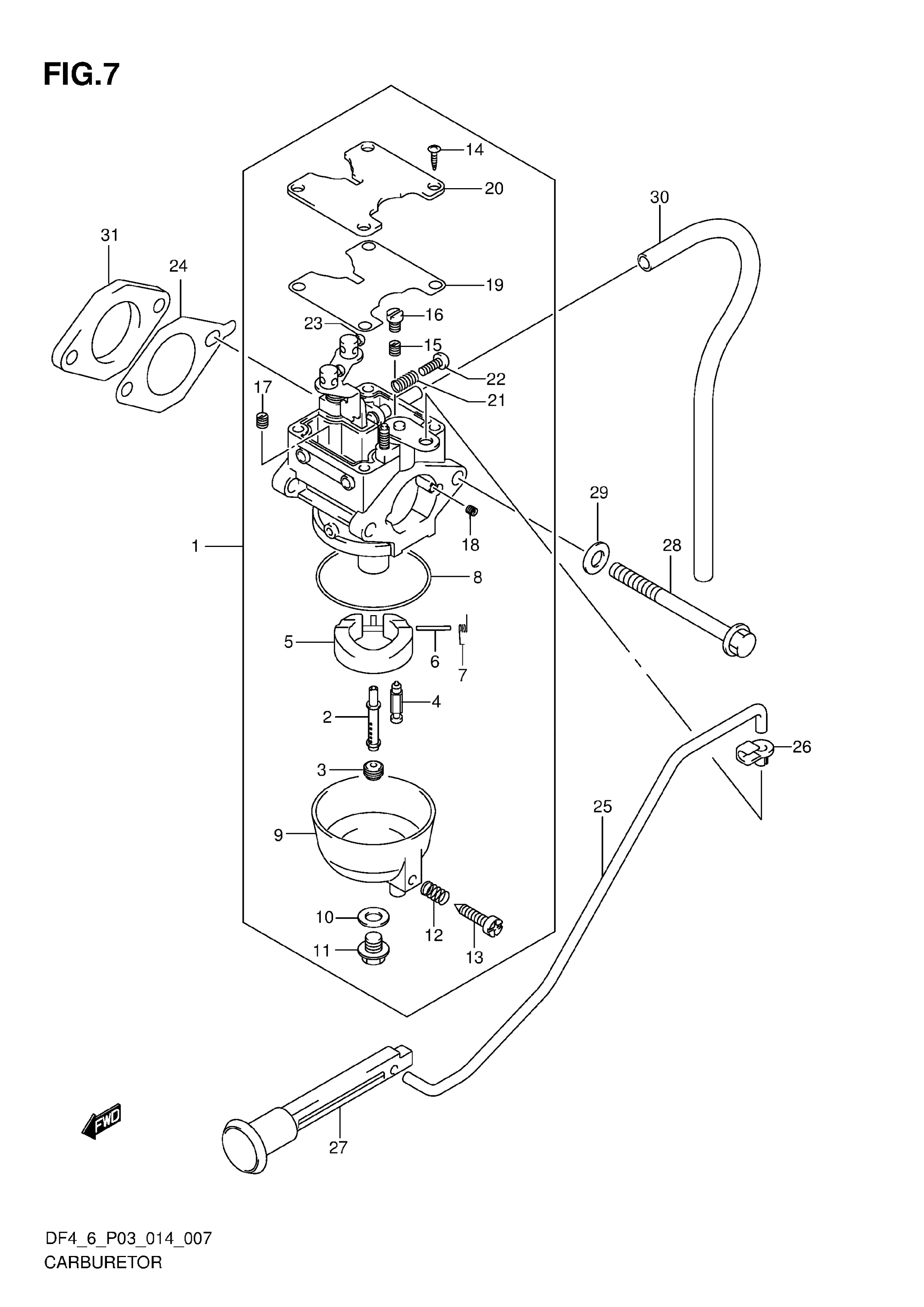 Carburateur (DF4 P03)