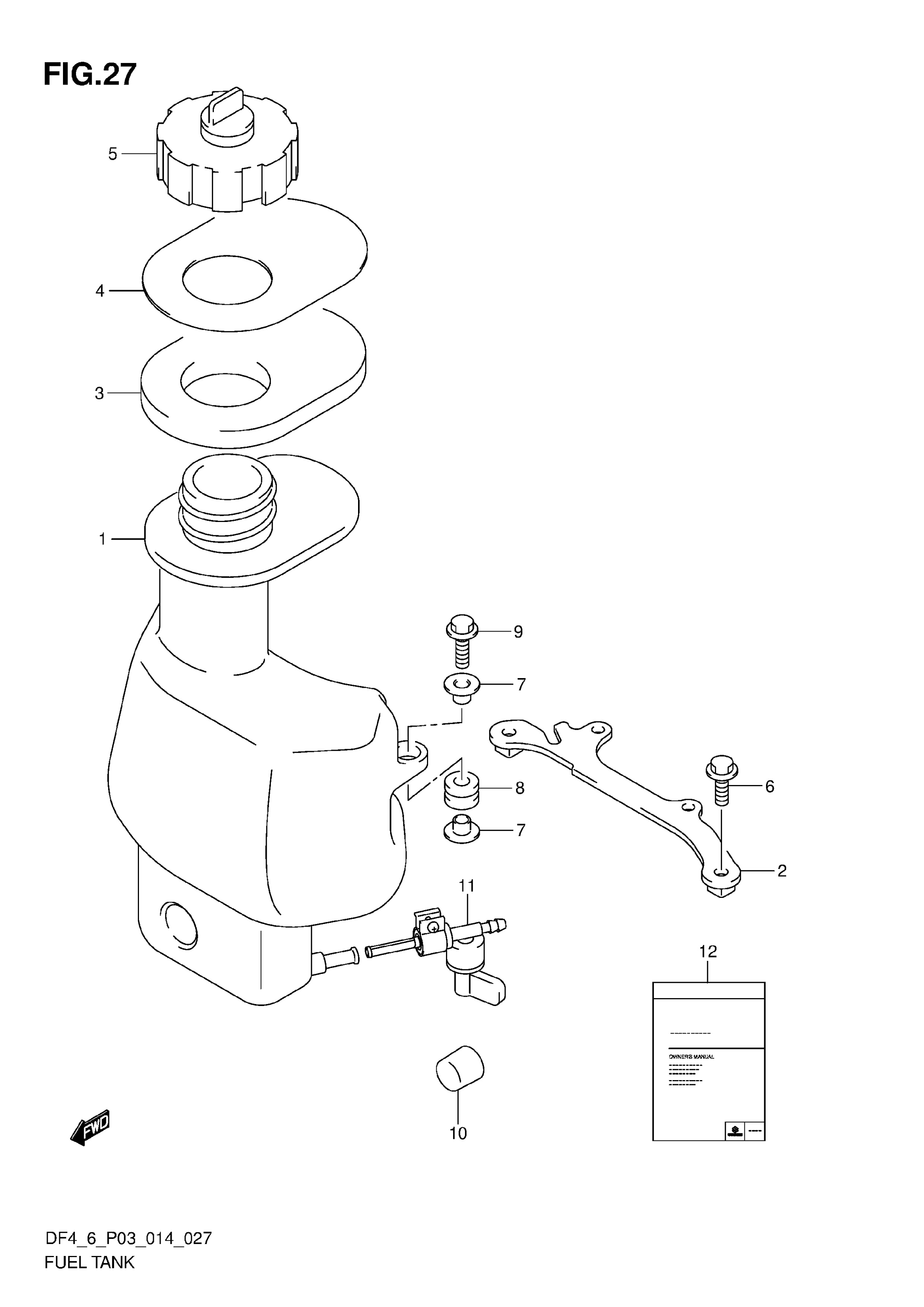Réservoir de carburant (DF4 P03)