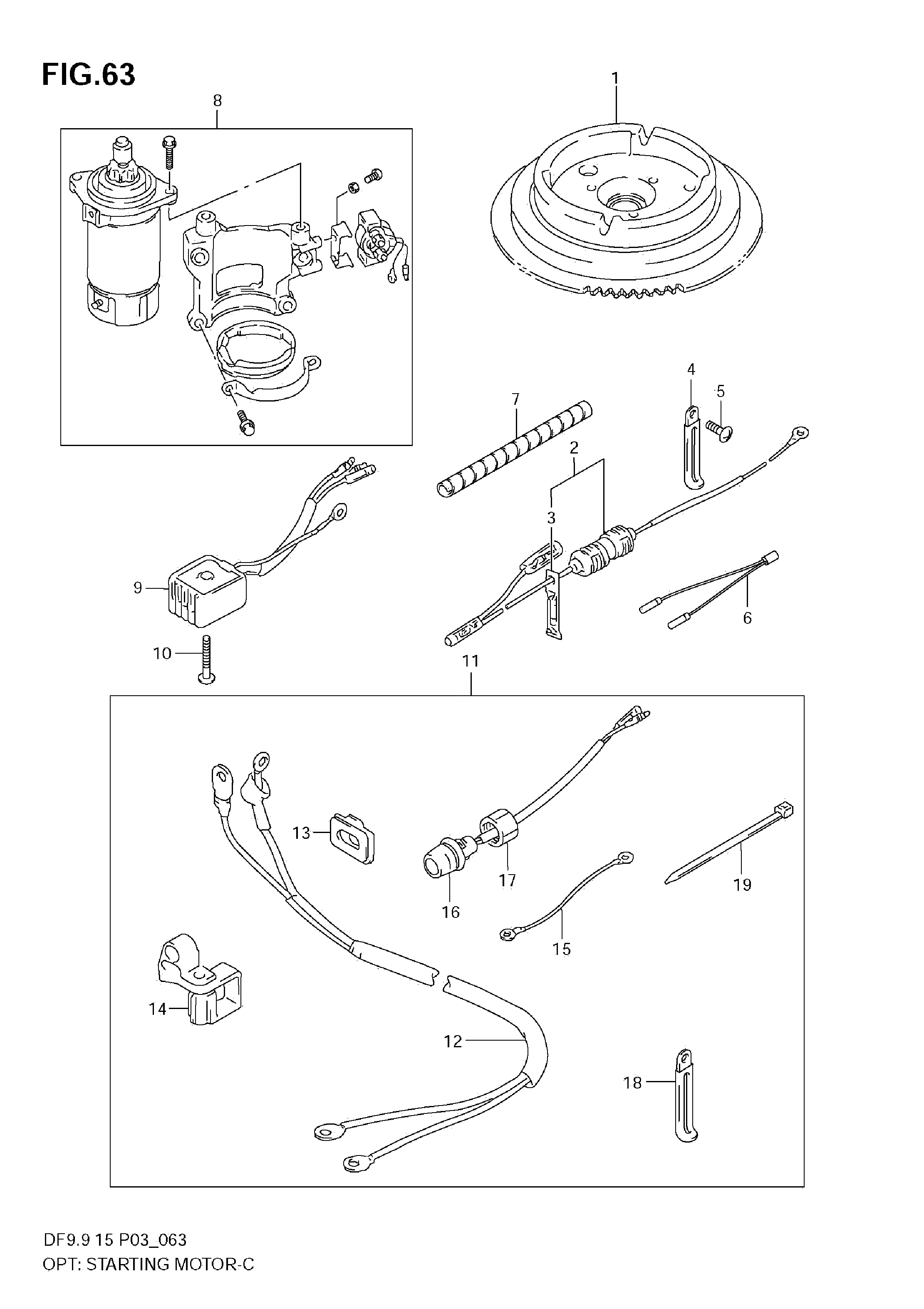 OPT DÉMARREUR MOTEUR