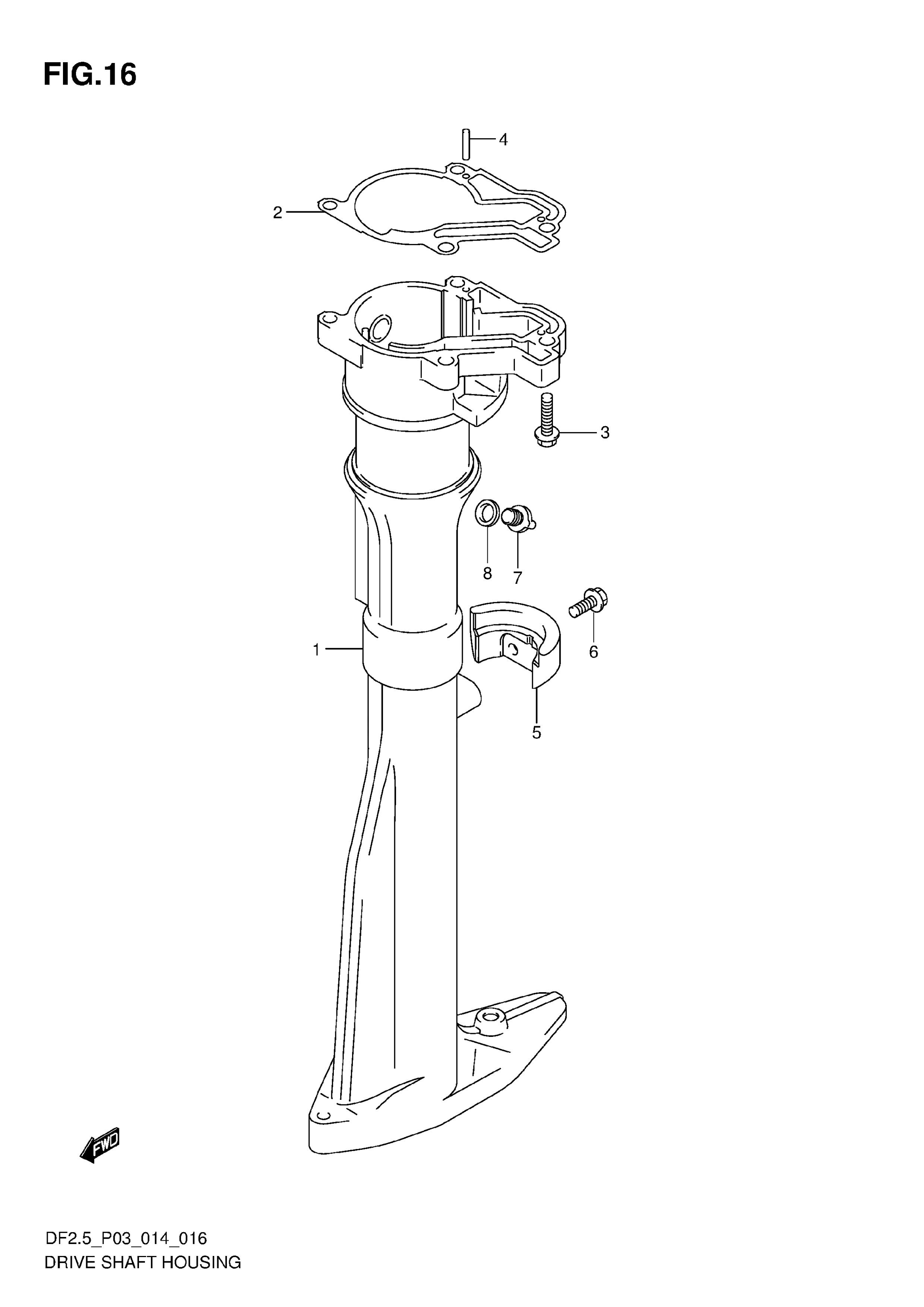 Carter d'arbre de transmission