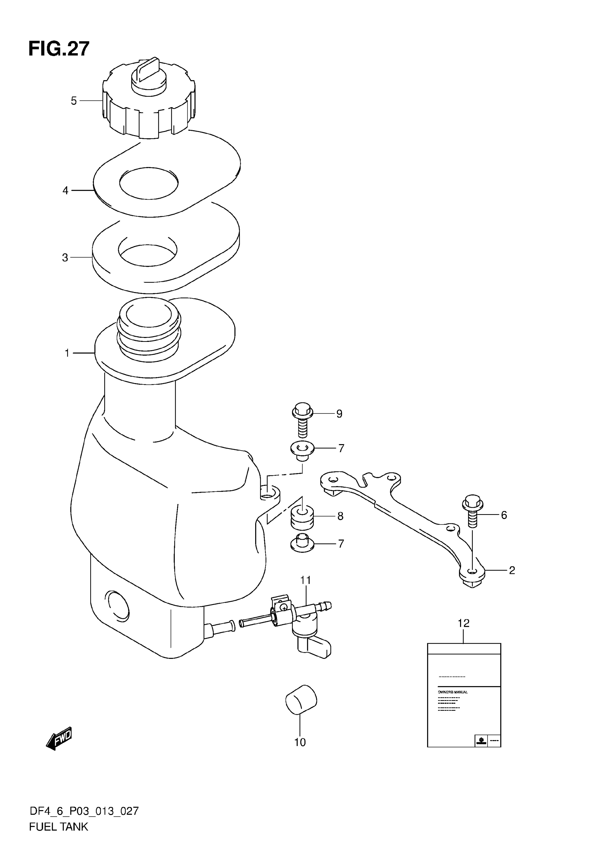Réservoir de carburant (DF4 P03)